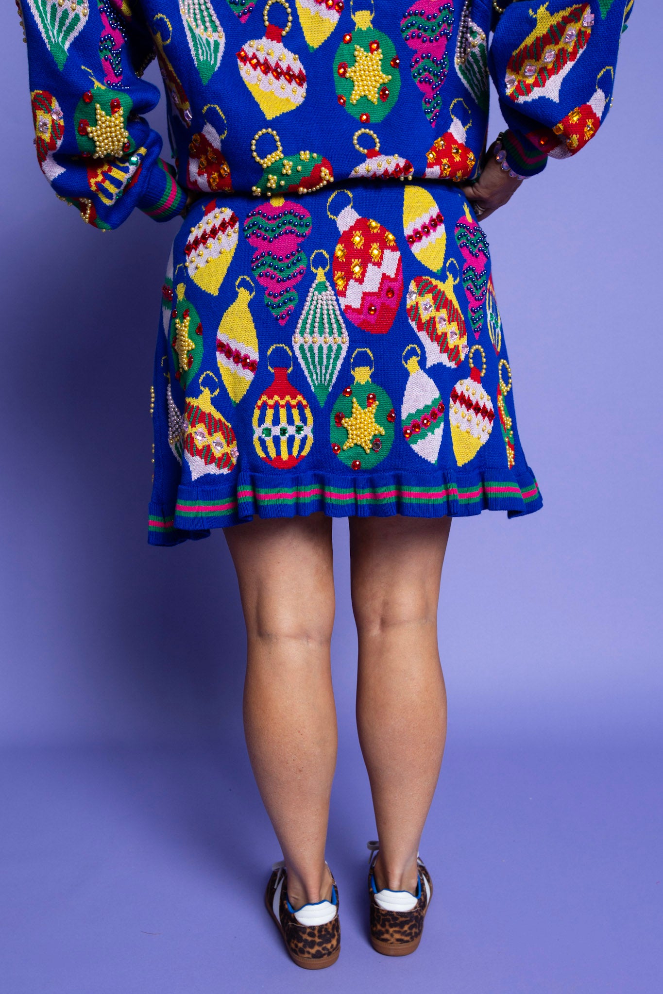 QUEEN OF SPARKLES | Royal Blue Ornament Skirt