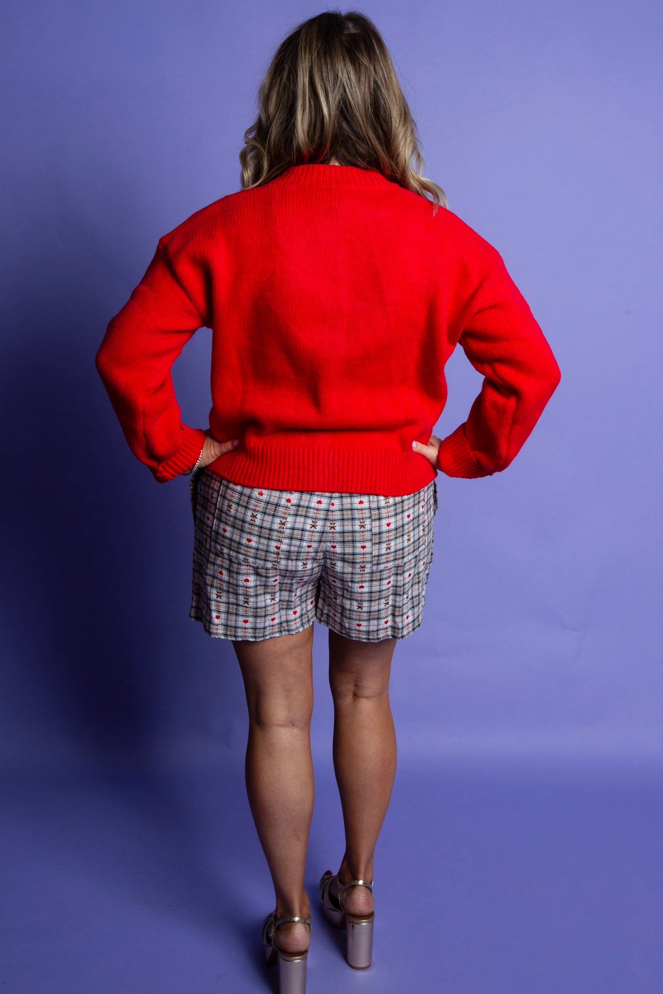 Red & Ready Cardigan