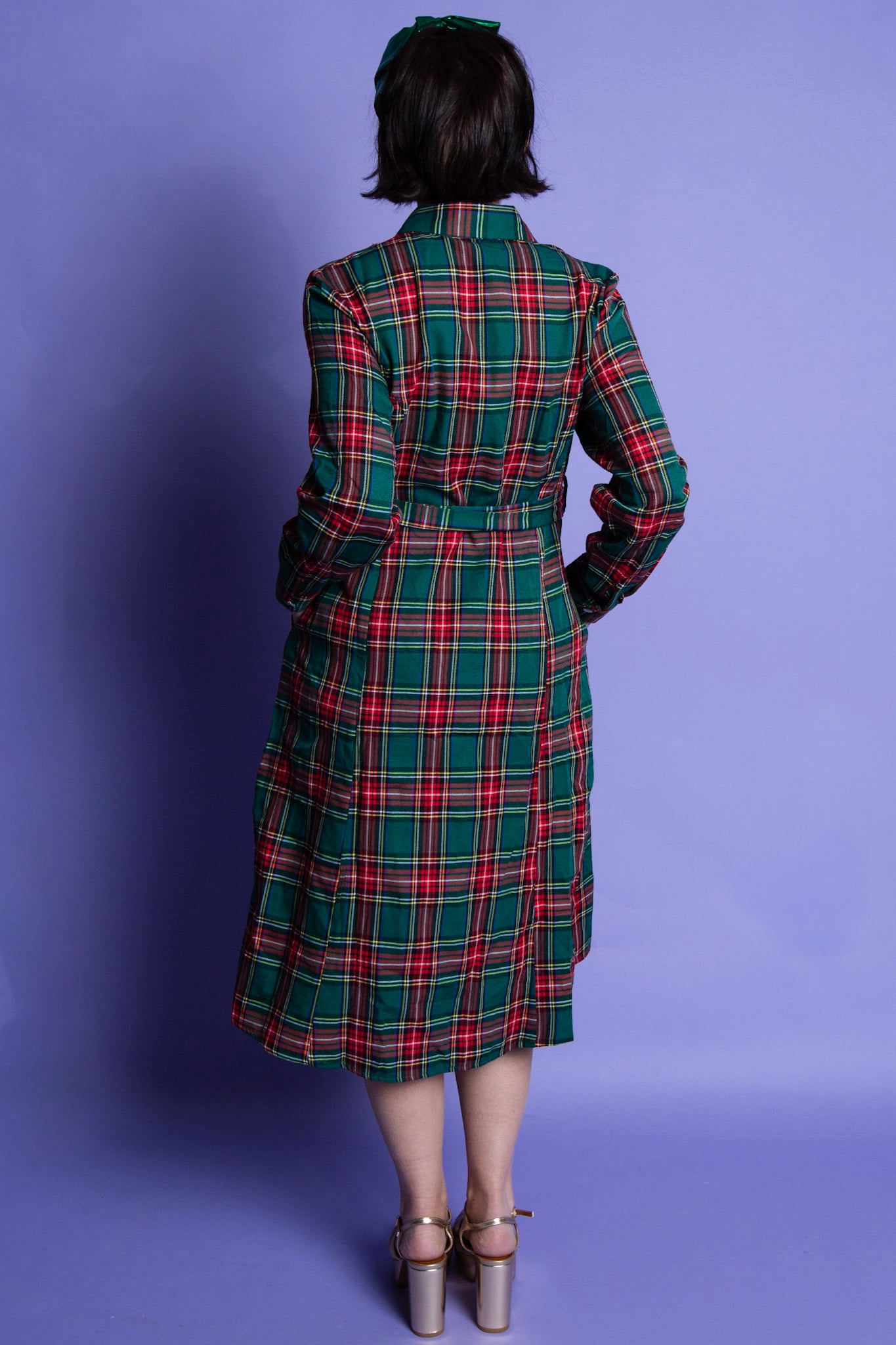 Plaid & Polished Dress