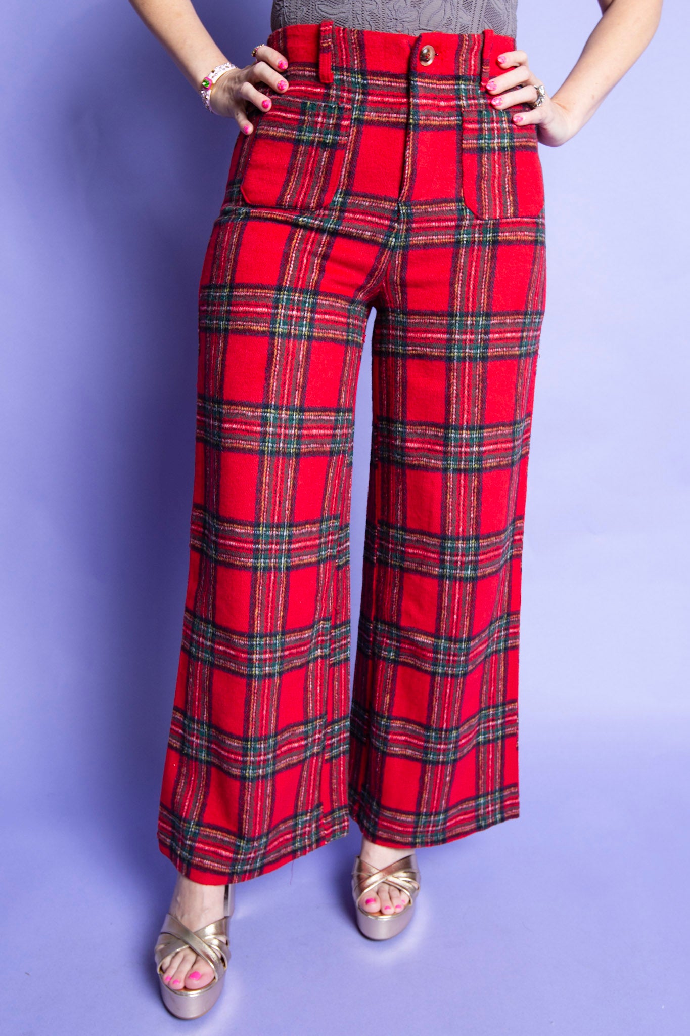 Holly Plaid Pants