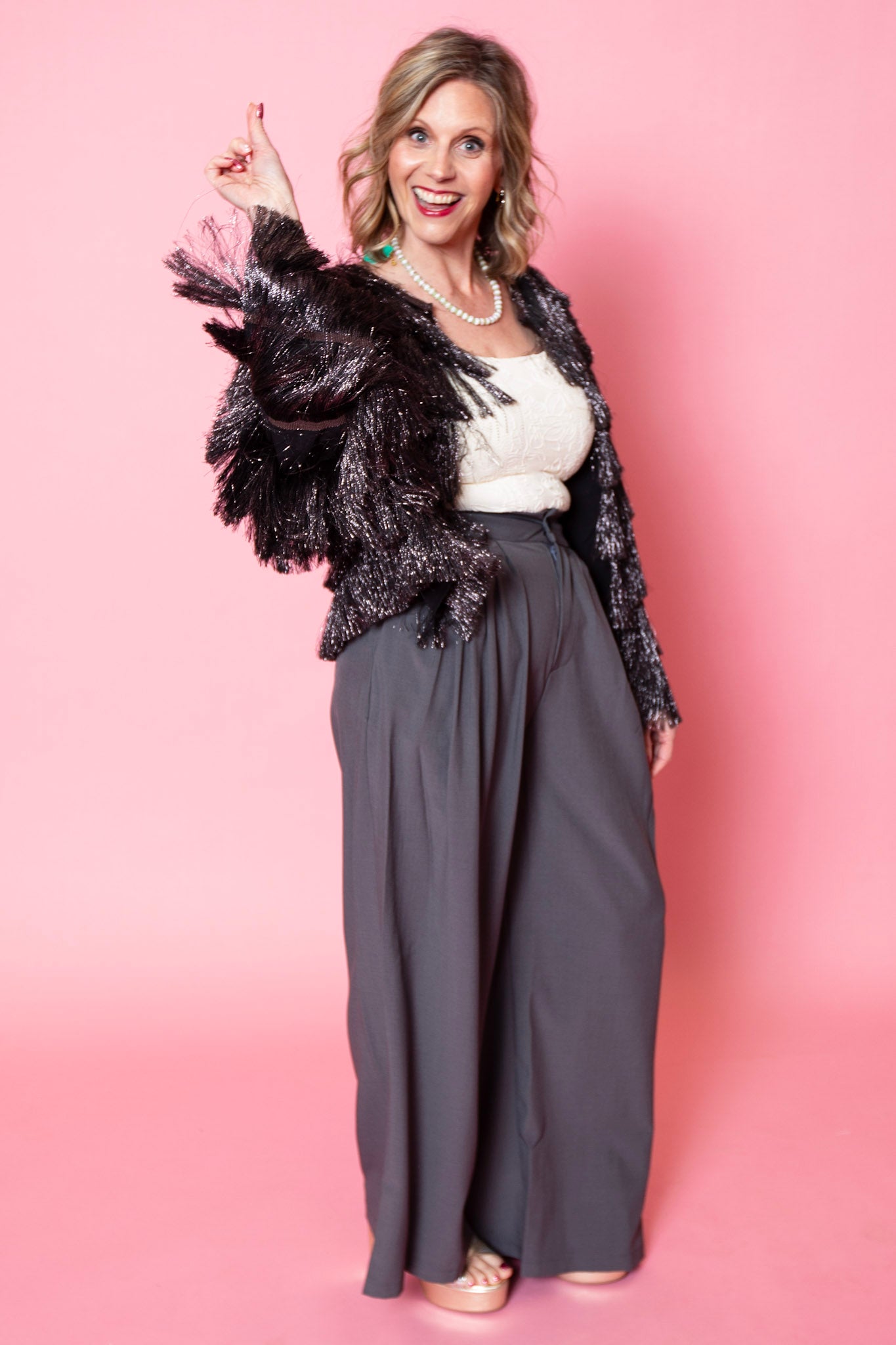 Fringe Layered Jacket