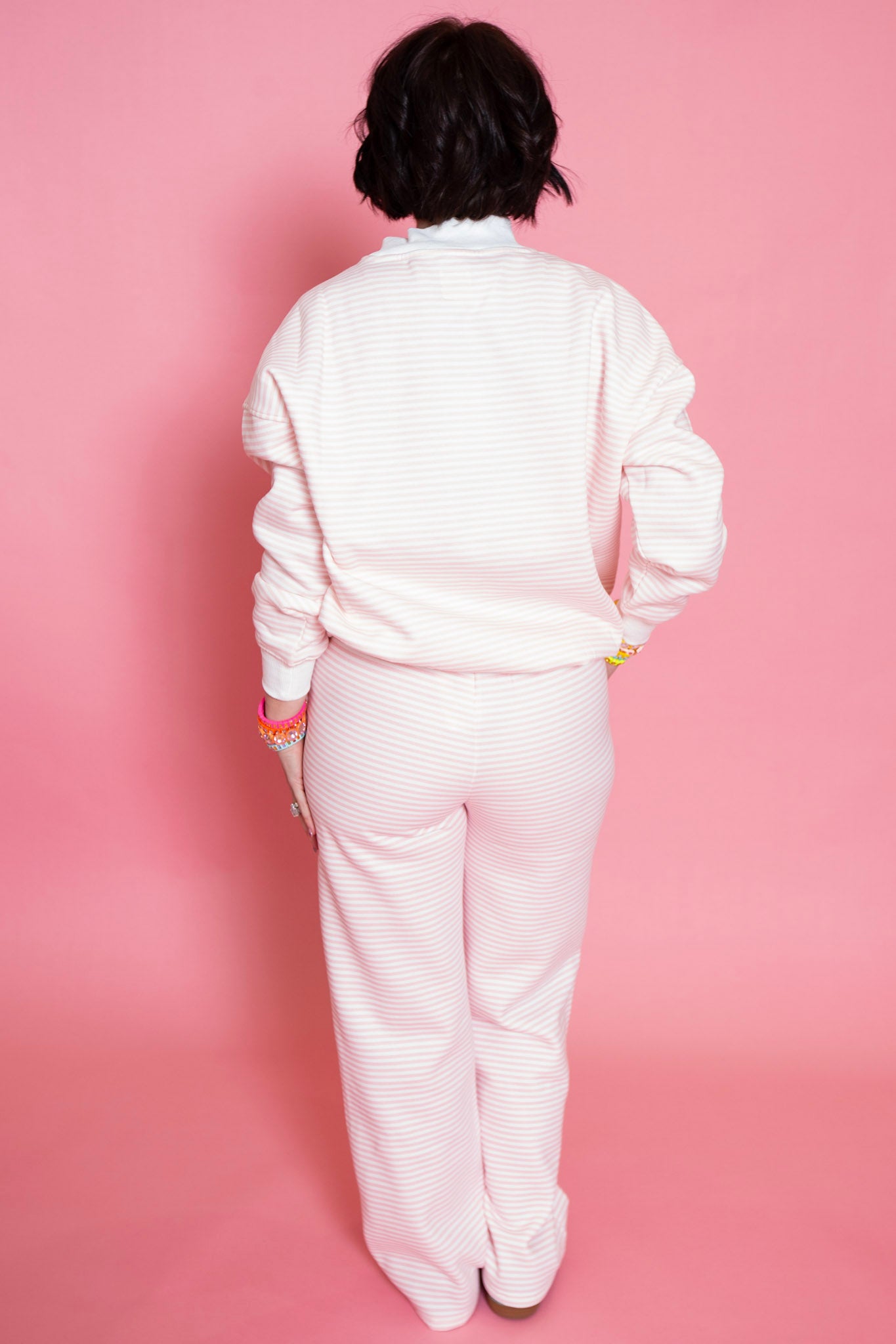Daydream Striped Mockneck Sweatshirt