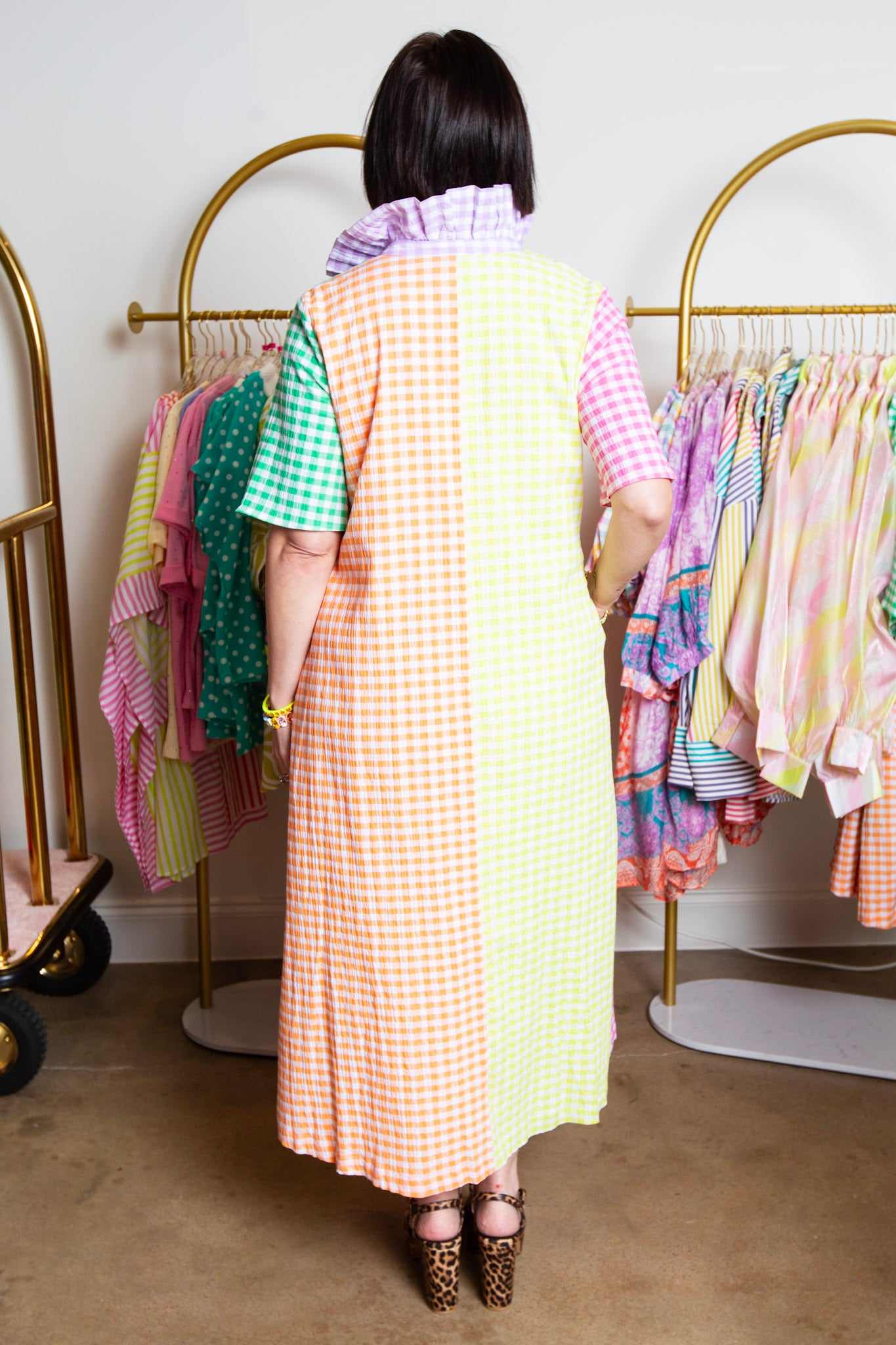 Kenzie Gingham Maxi Dress
