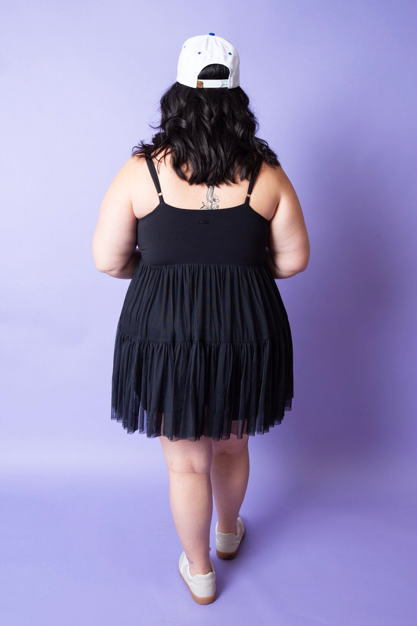 POPFLEX | Pirouette Babydoll Dress | Black | Reg & Plus