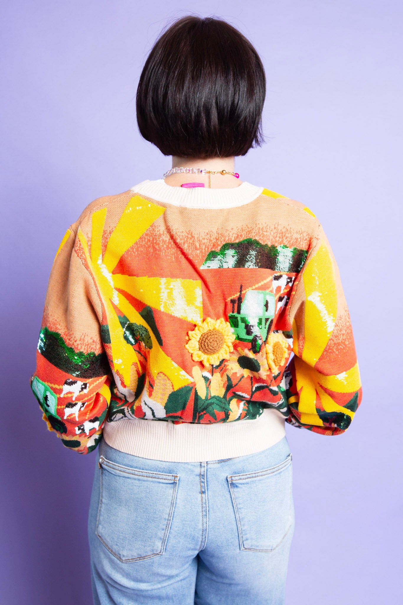 QUEEN OF SPARKLES | Sunflower Cardigan