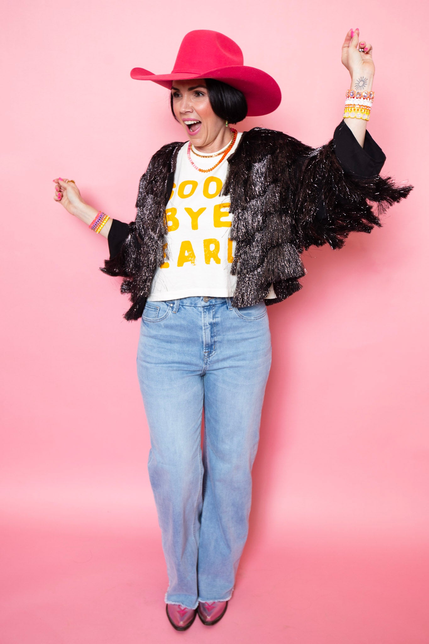 Fringe Layered Jacket