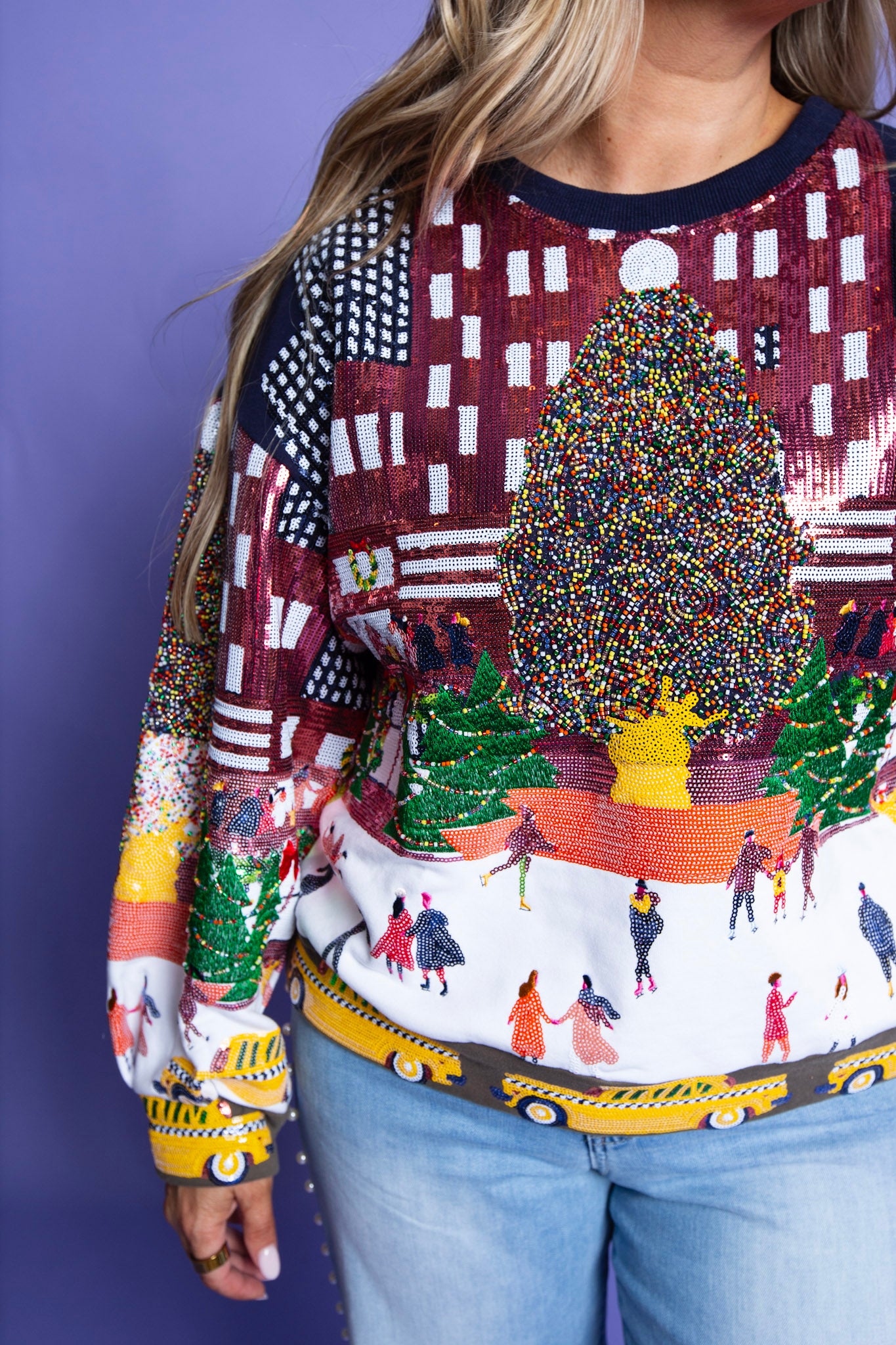 QUEEN OF SPARKLES | Rockefeller Center at Christmas Sweatshirt