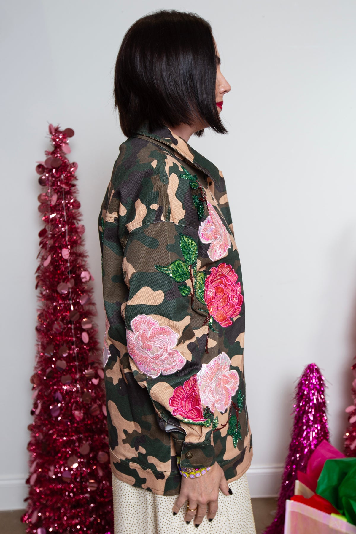 Brianna Cannon | Camo Floral Jacket