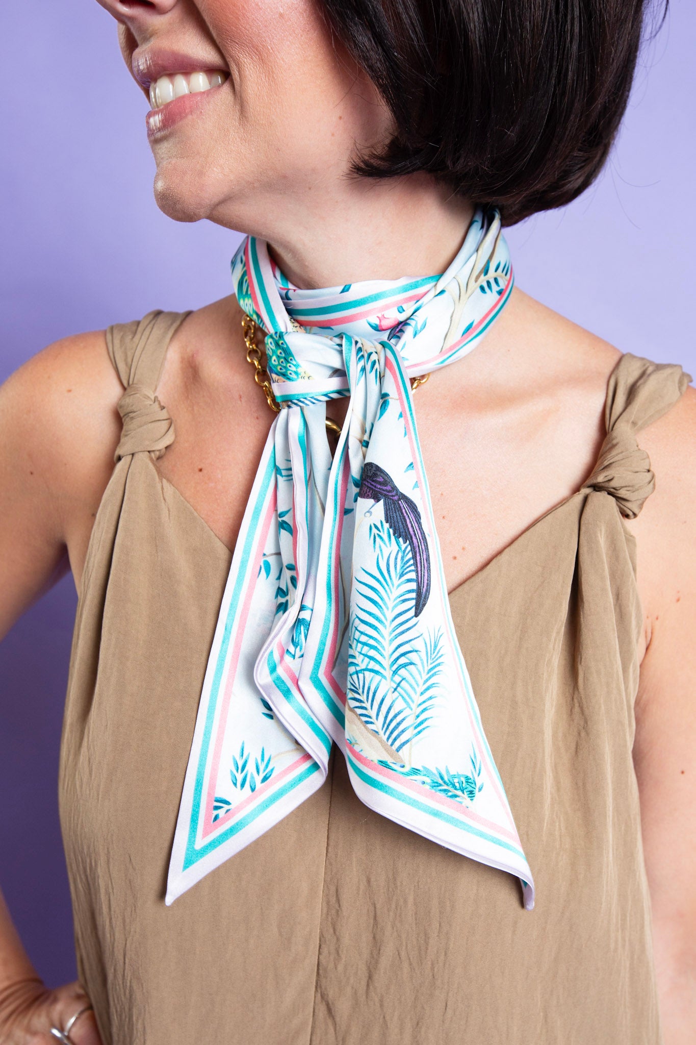 Peacock Paradise Scarf