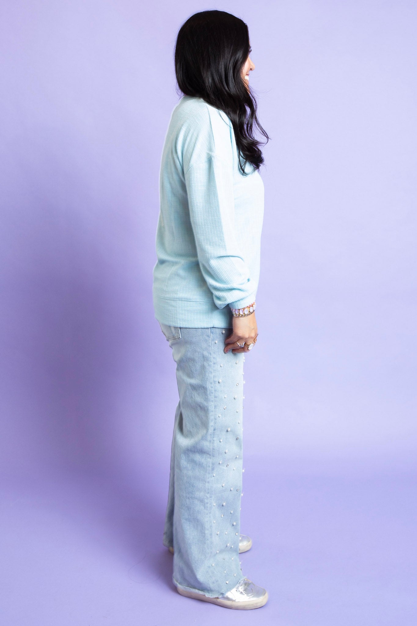 Jenna Classic Top | Blue