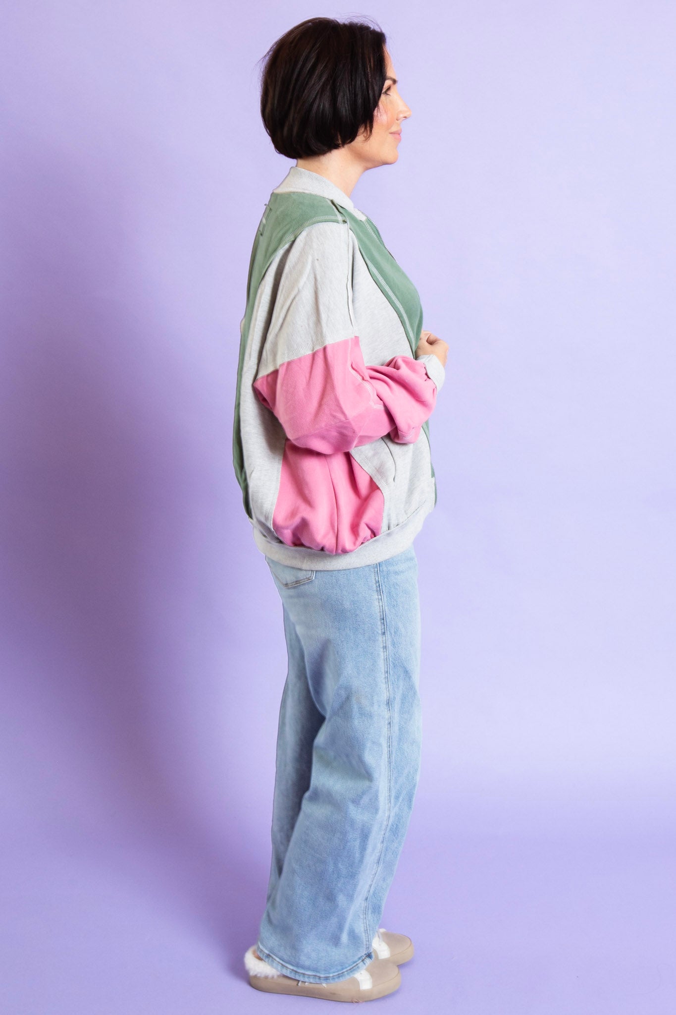 Mixed Signals Zip up