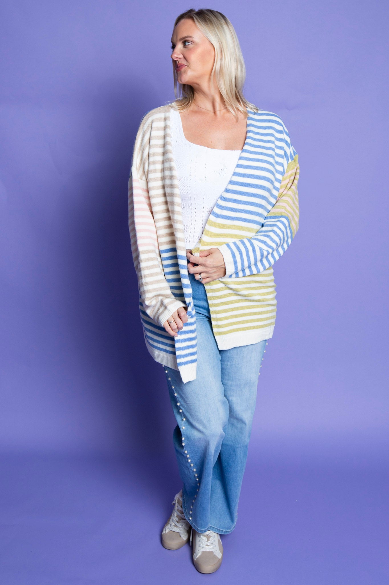 Stripe Me Up Cardigan