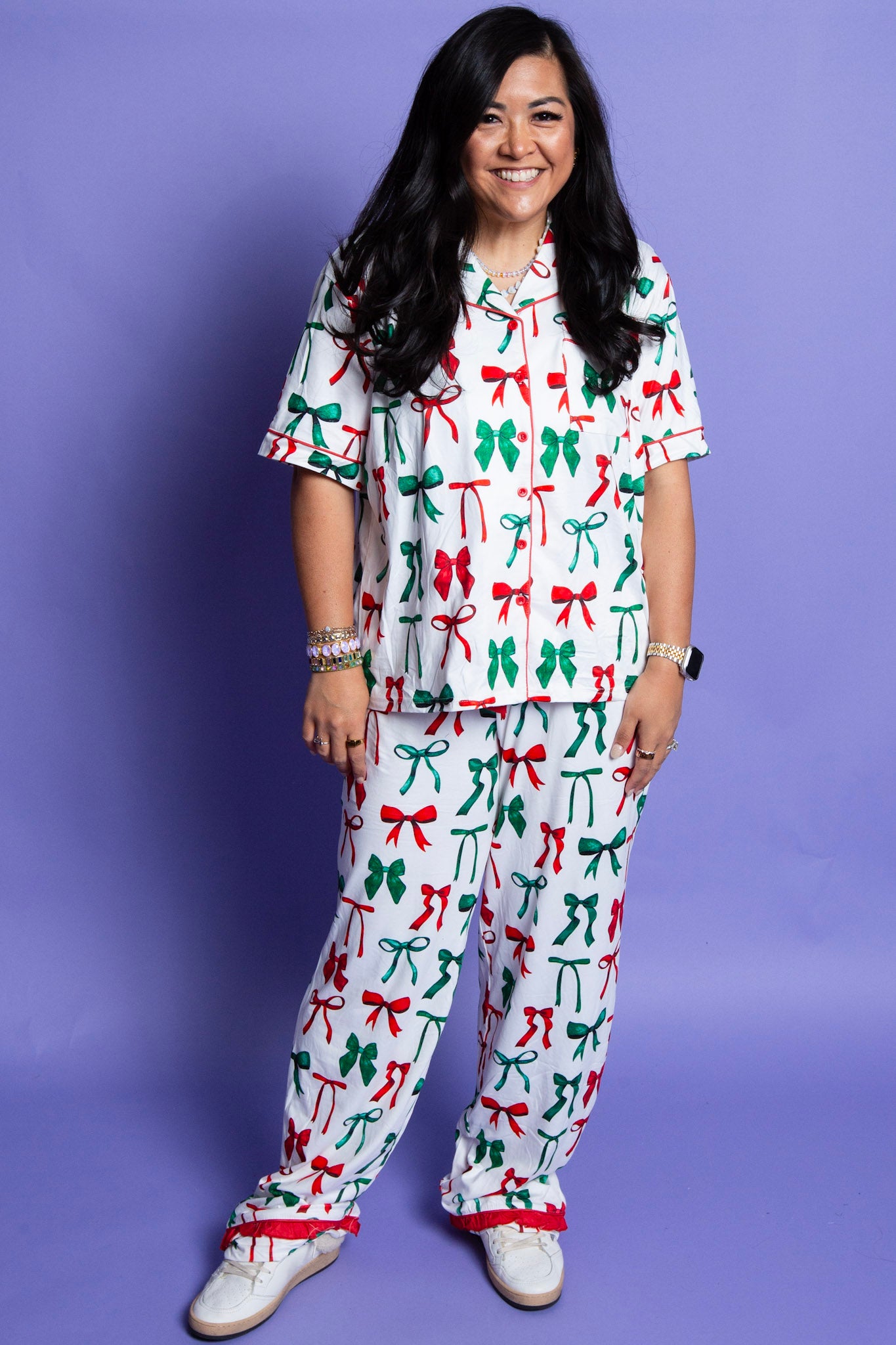 Holiday Cheer & Bows Pajamas