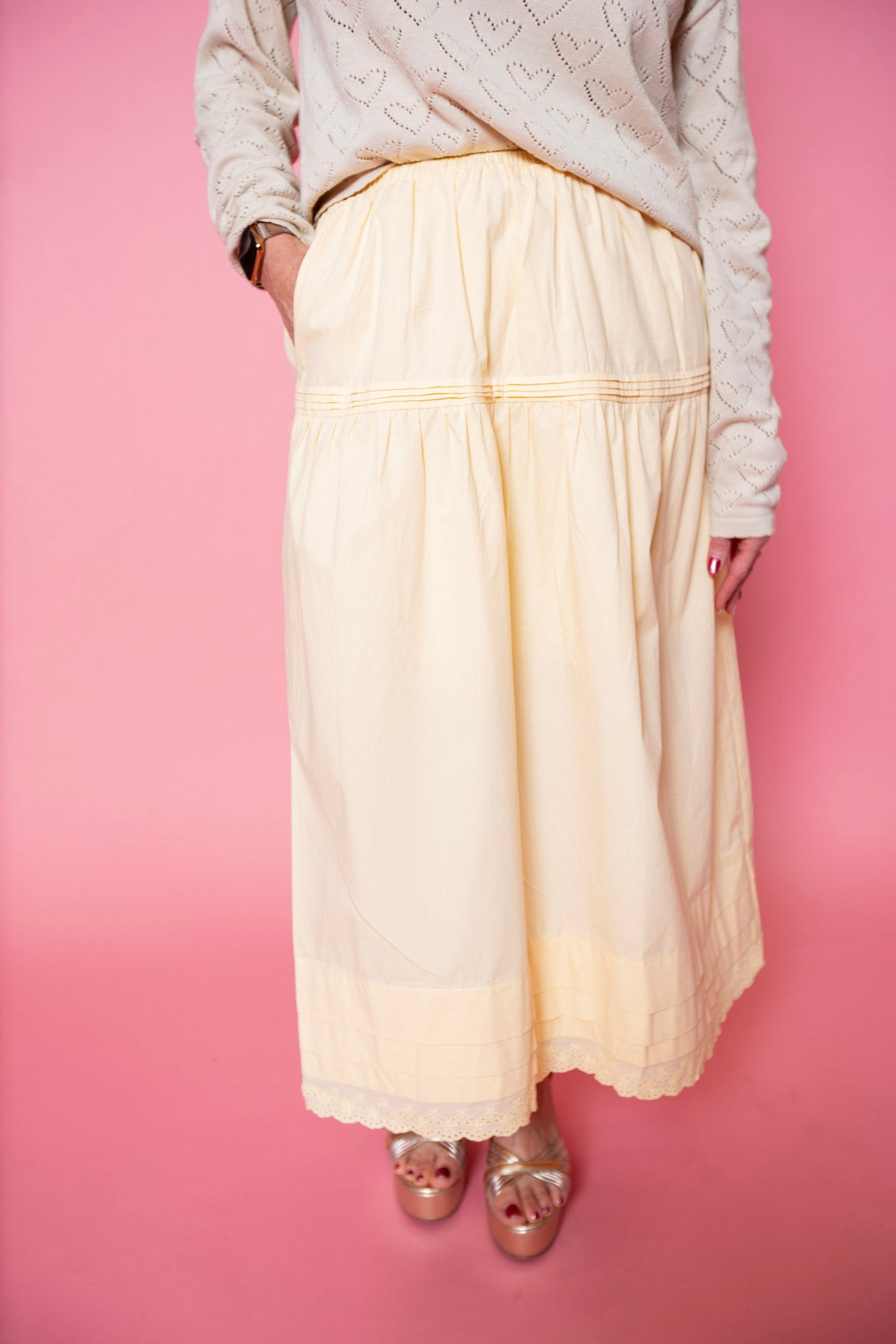 Limoncello Midi Skirt