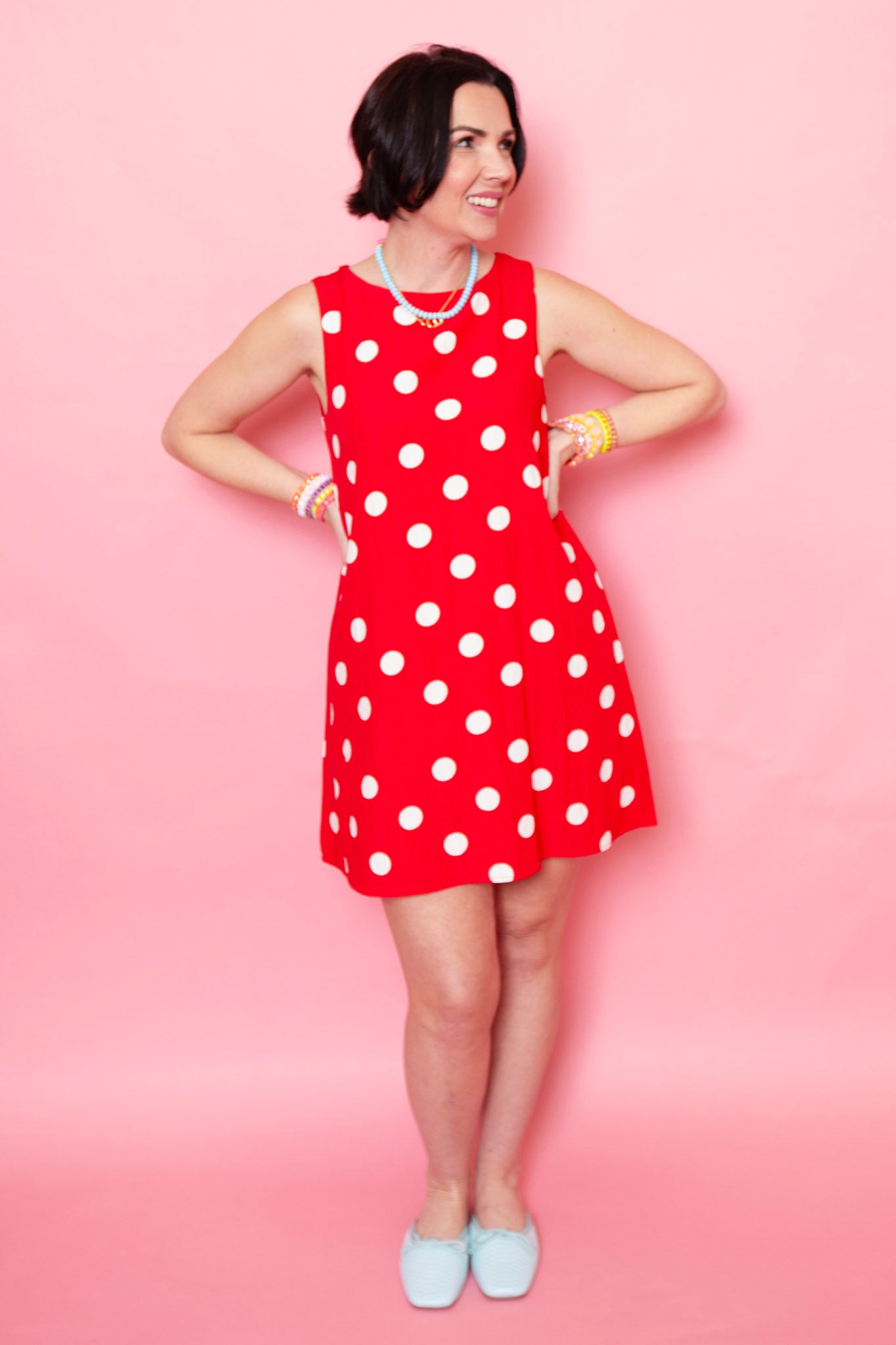 Ruby Dot Dress