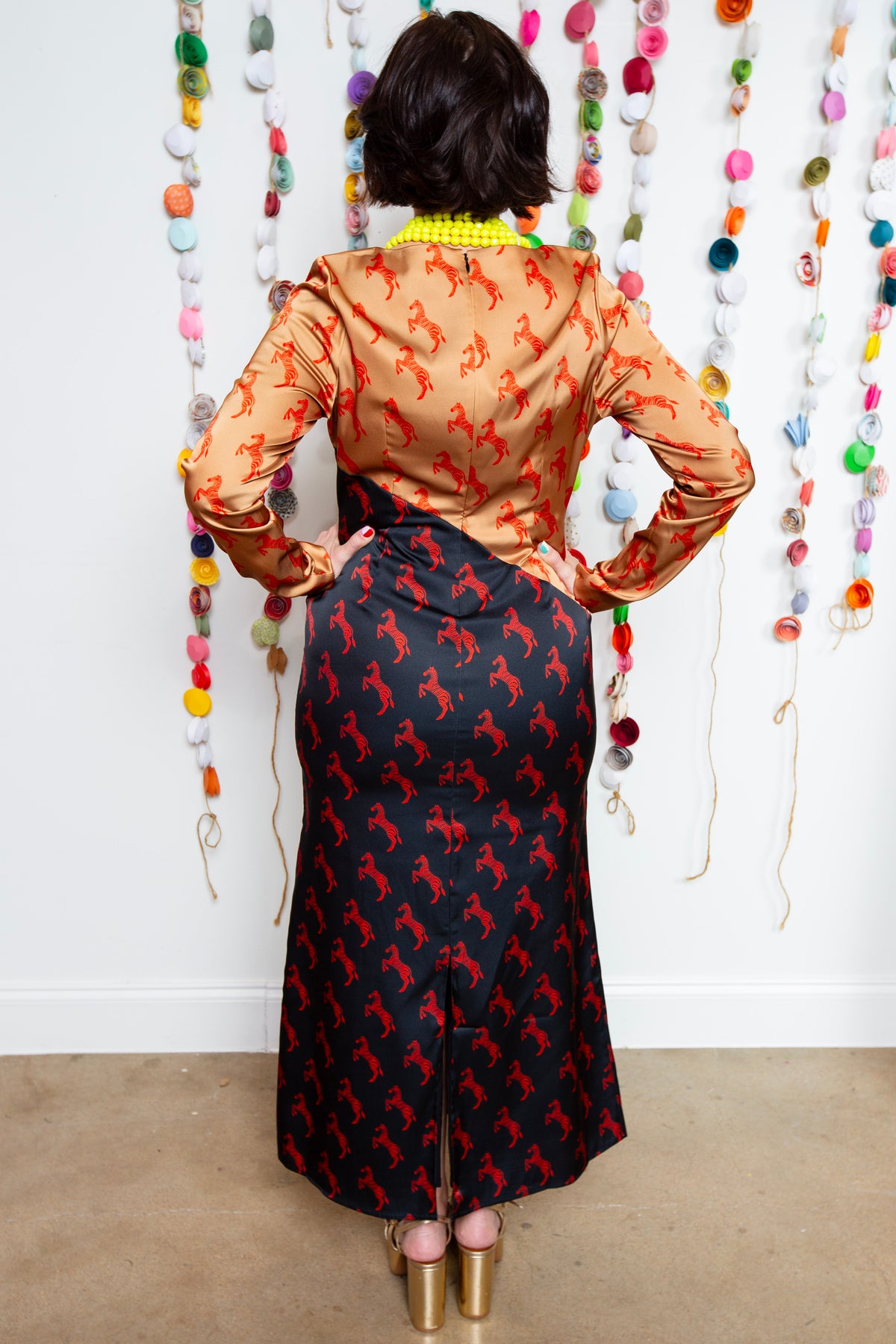 Alden Adair | Crimson Birdie Dress