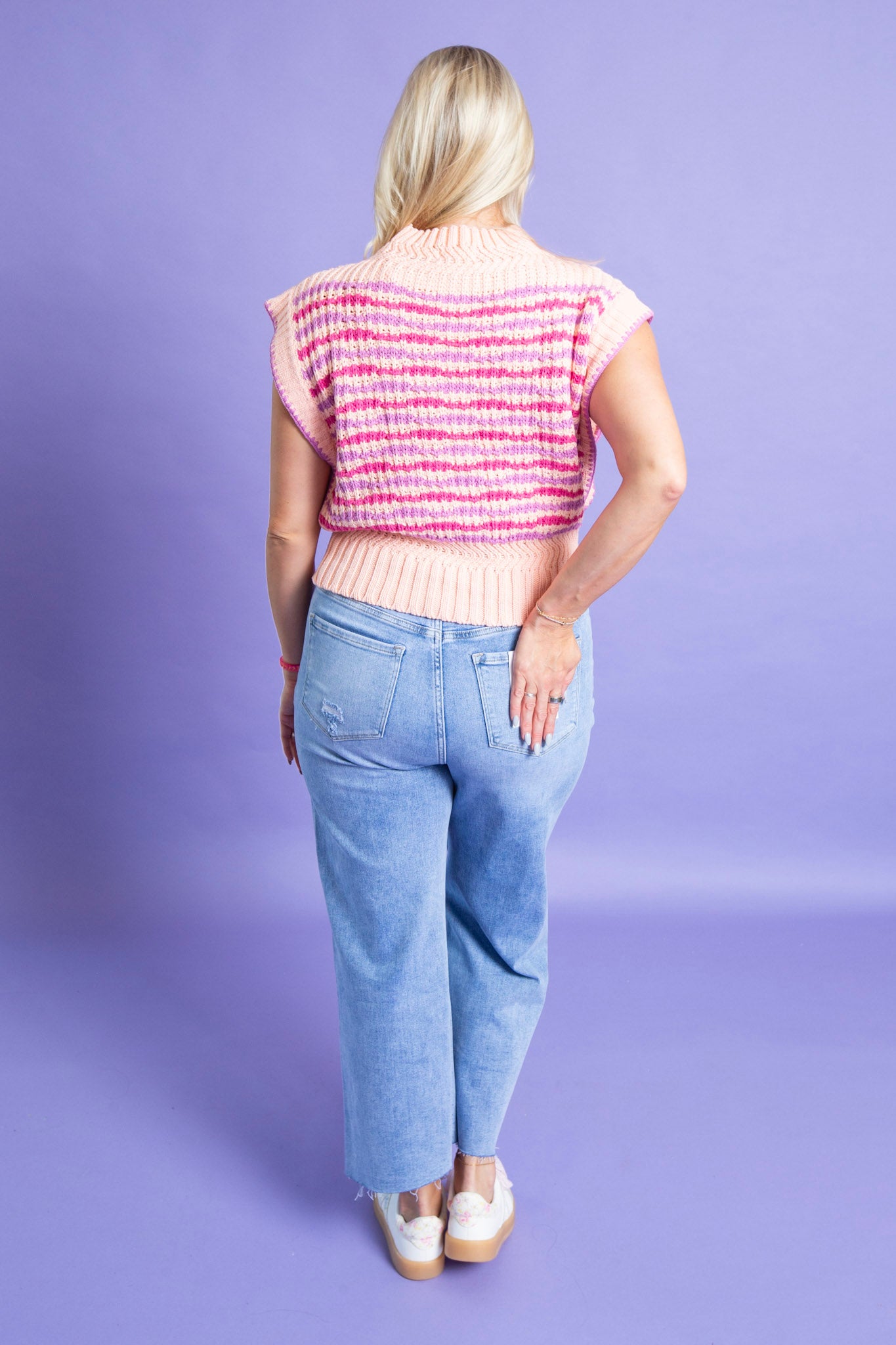 Twisted Stripes Top