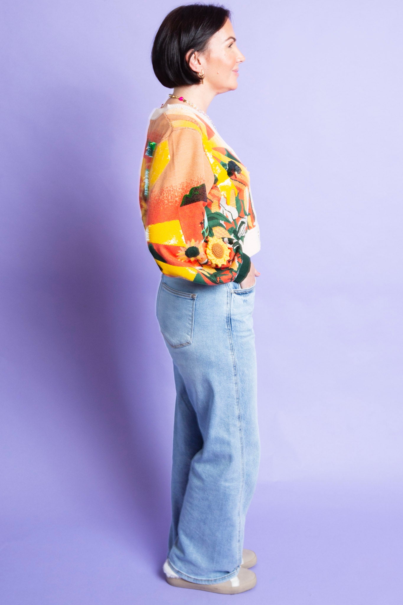 QUEEN OF SPARKLES | Sunflower Cardigan