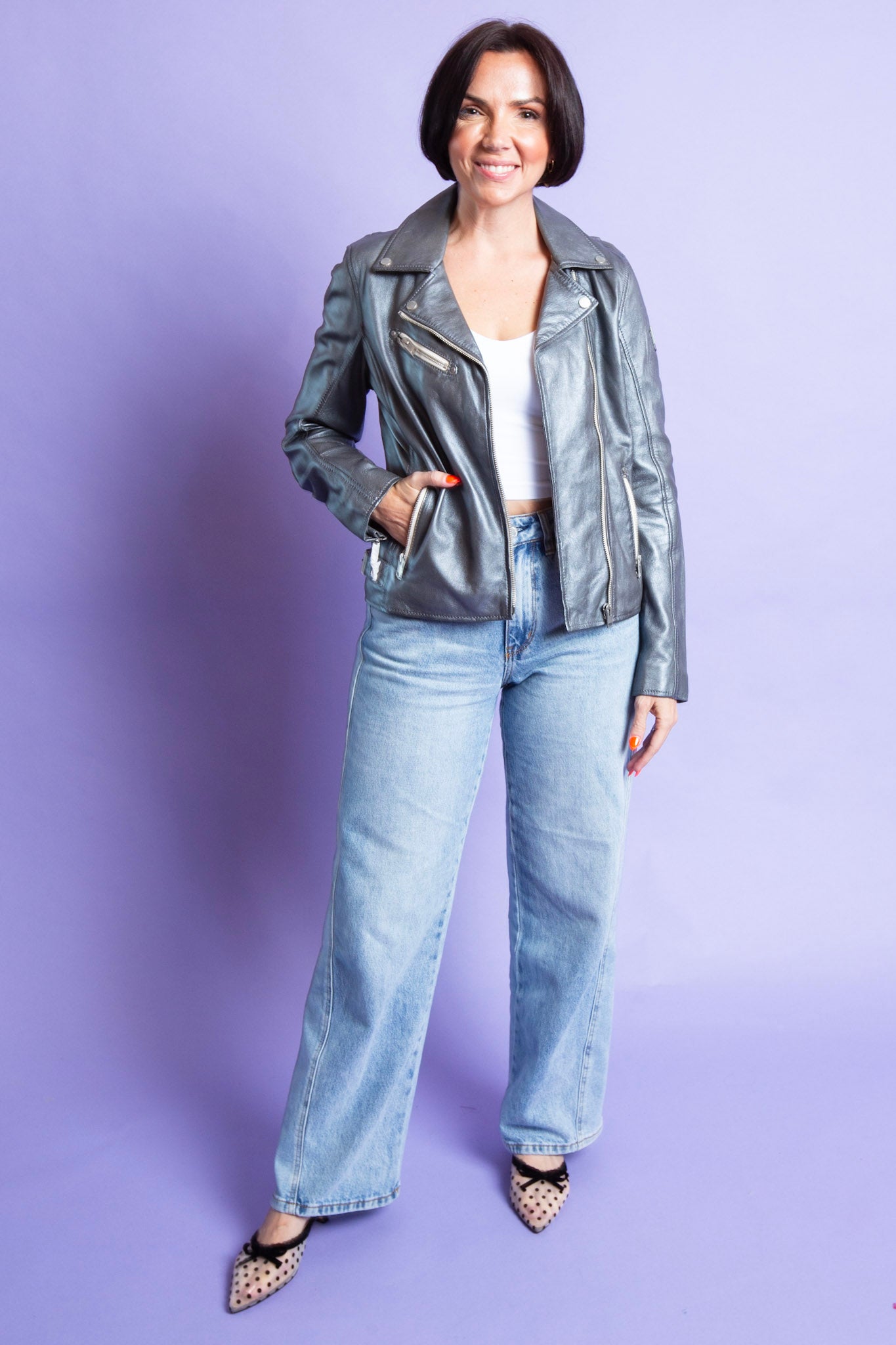 Mauritius | Sofia Genuine Leather Jacket