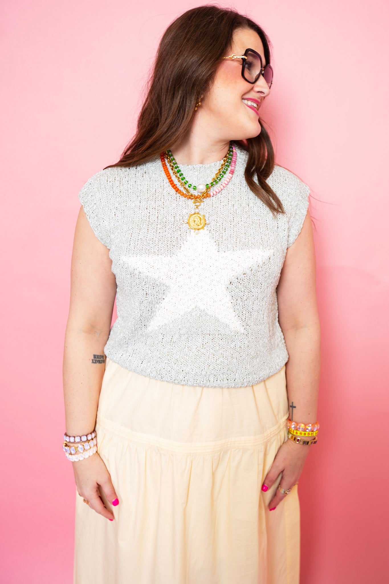 Lucky Star Knit Tank