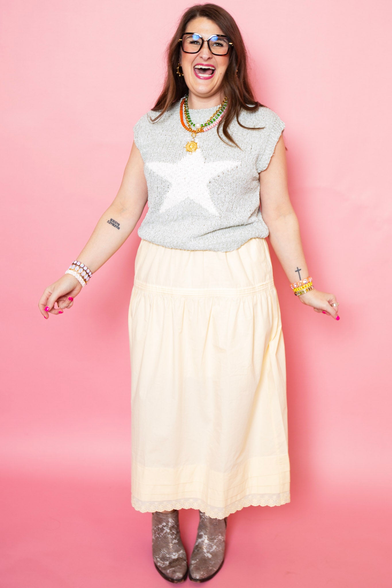 Limoncello Midi Skirt