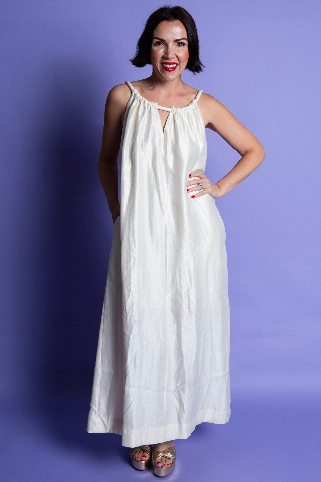 Elegant Whiteout Dress