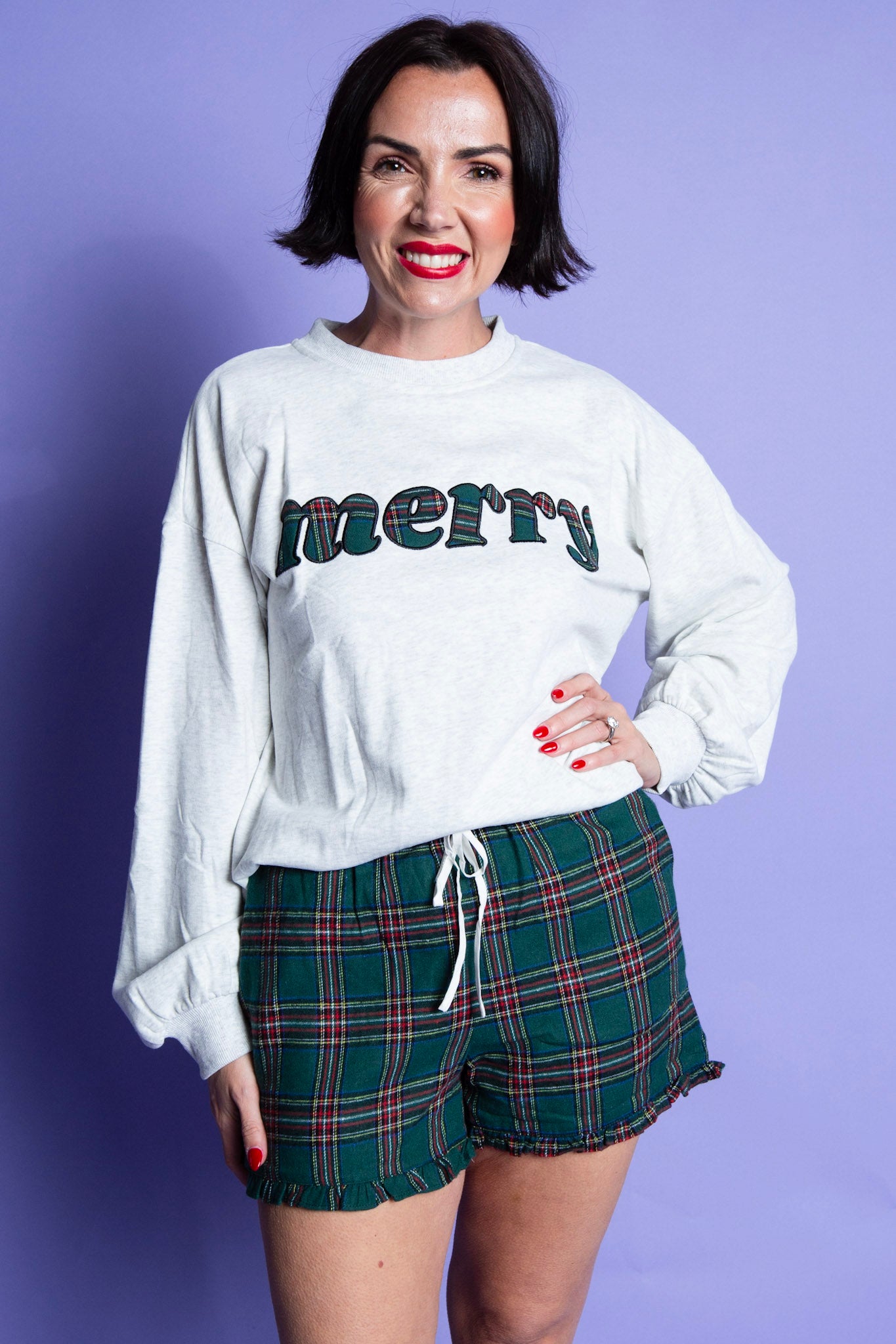 Merry Gingham Lounge Set