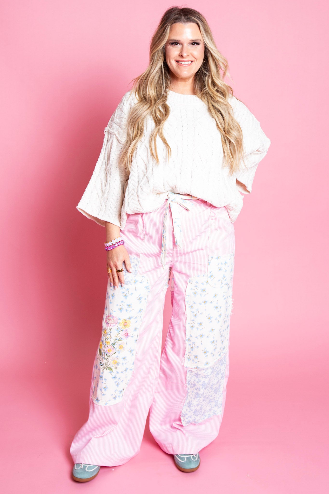 The Pink Picnic Patchwork Pants