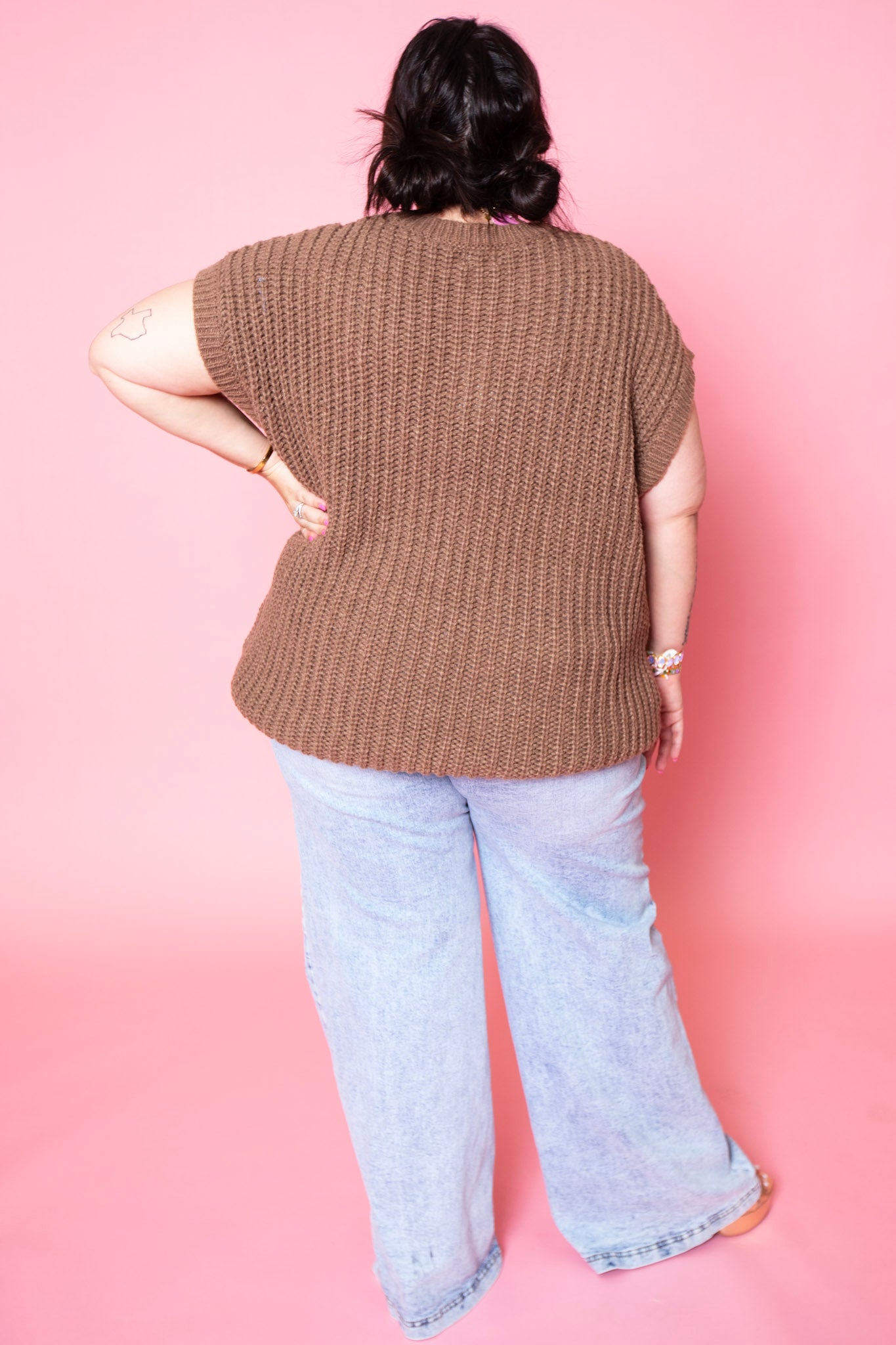 Cozy Brown Vest | Reg & Plus