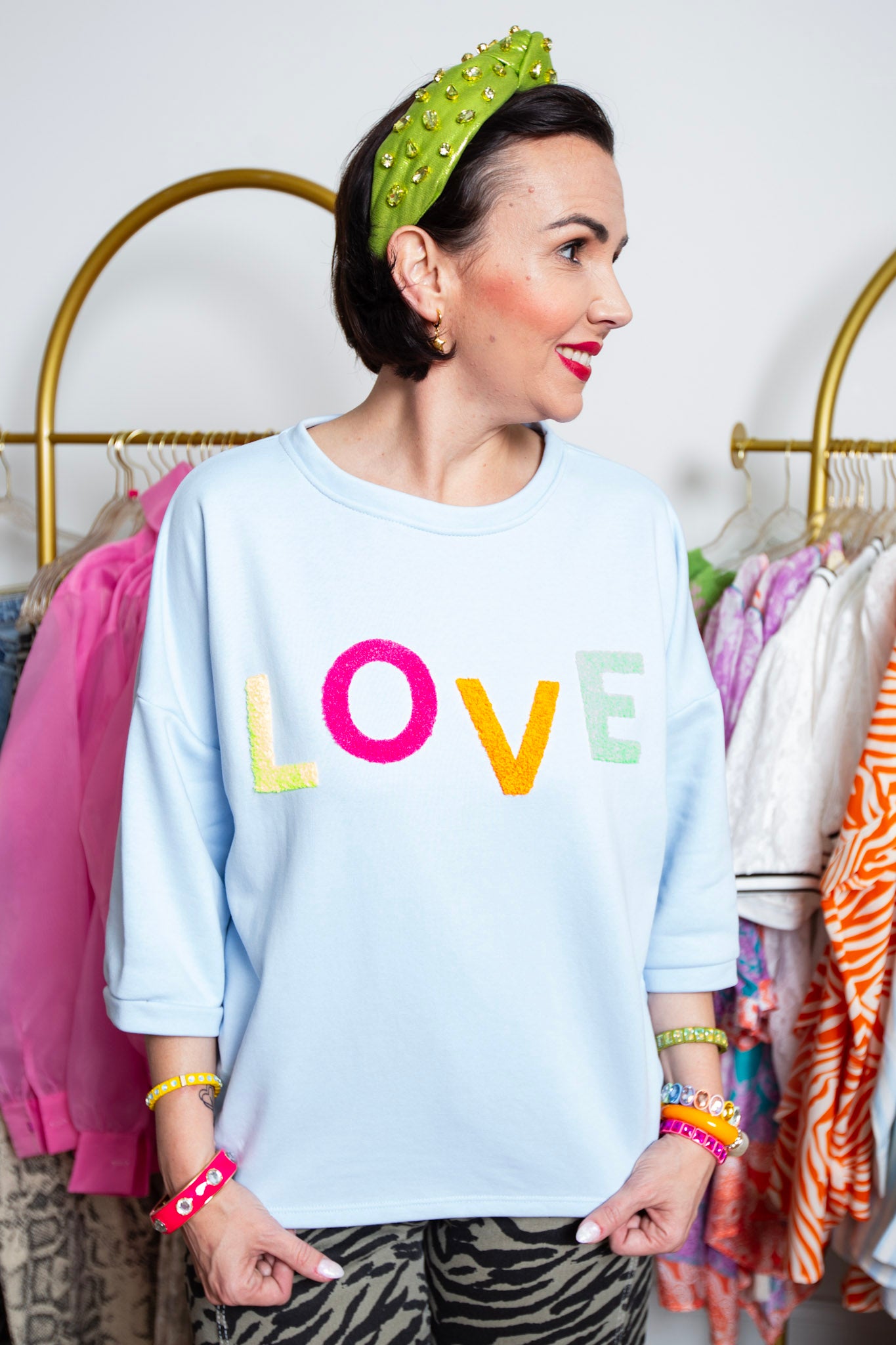 Love Chenille Stitched Top