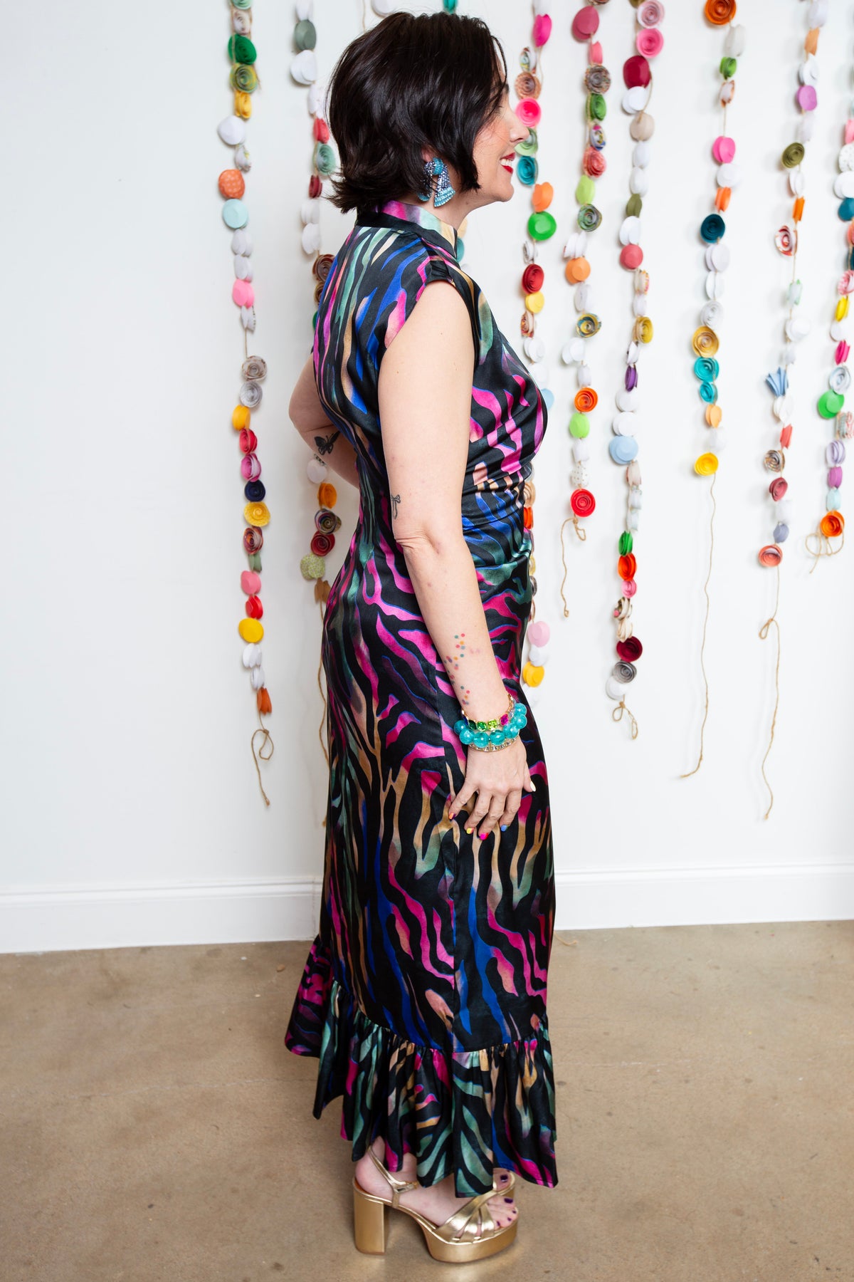Alden Adair | Estelle Prism Zebra Dress