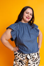 Load image into Gallery viewer, The Chloe Tie Top | Curvy
