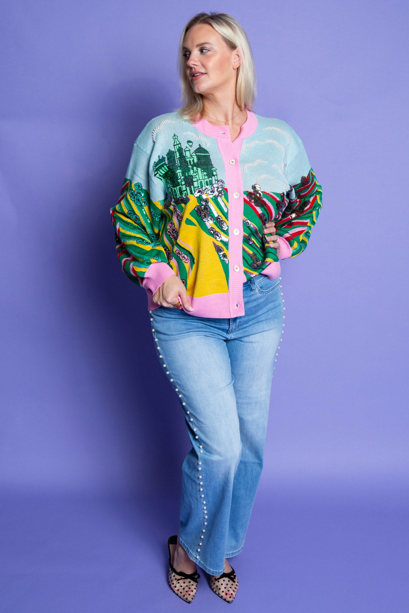 QUEEN OF SPARKLES | Licensed Yellow Brick Road To Oz Cardigan