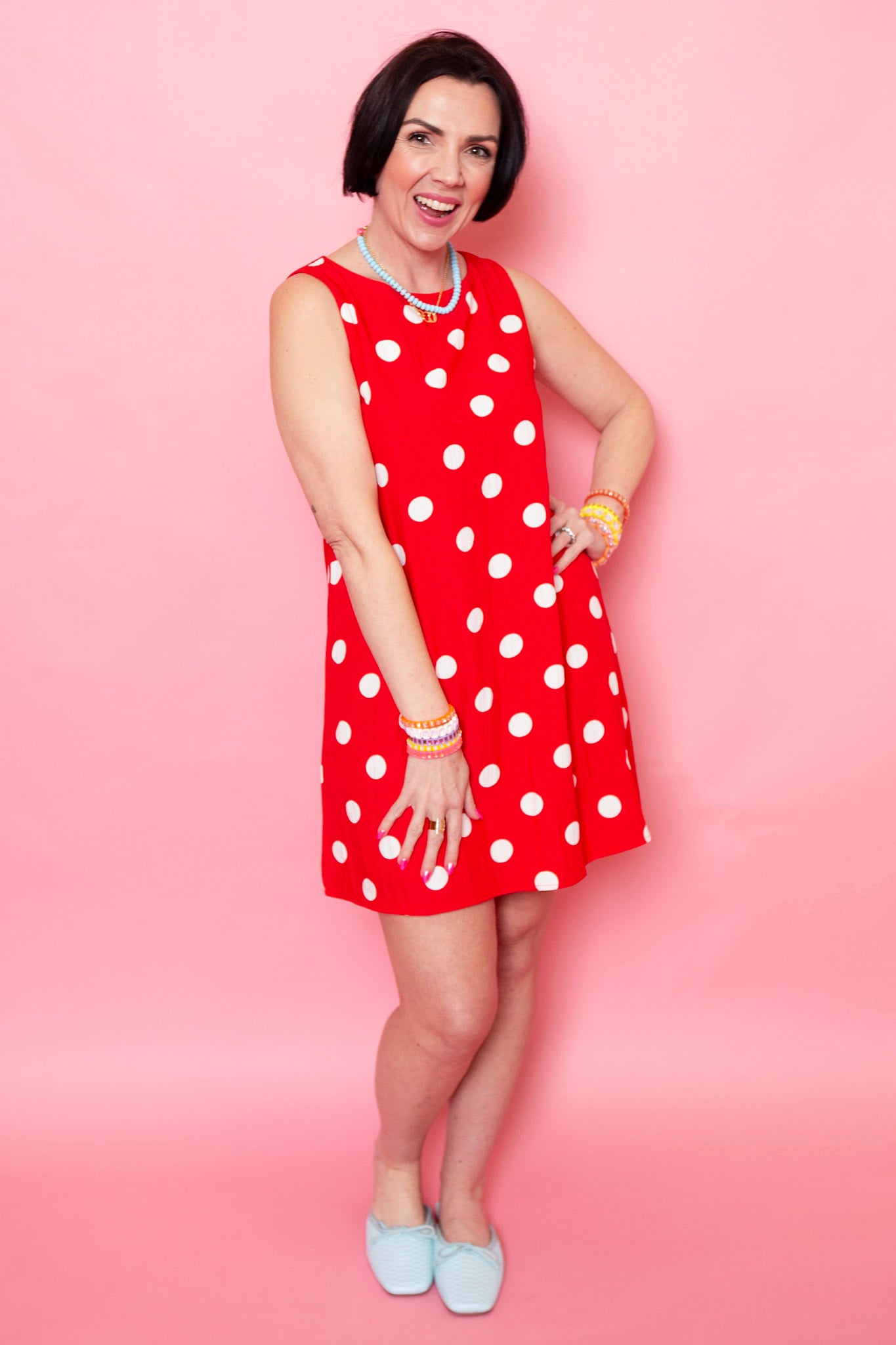 Ruby Dot Dress