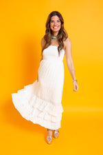 Load image into Gallery viewer, The Rosemary Strapless Maxi
