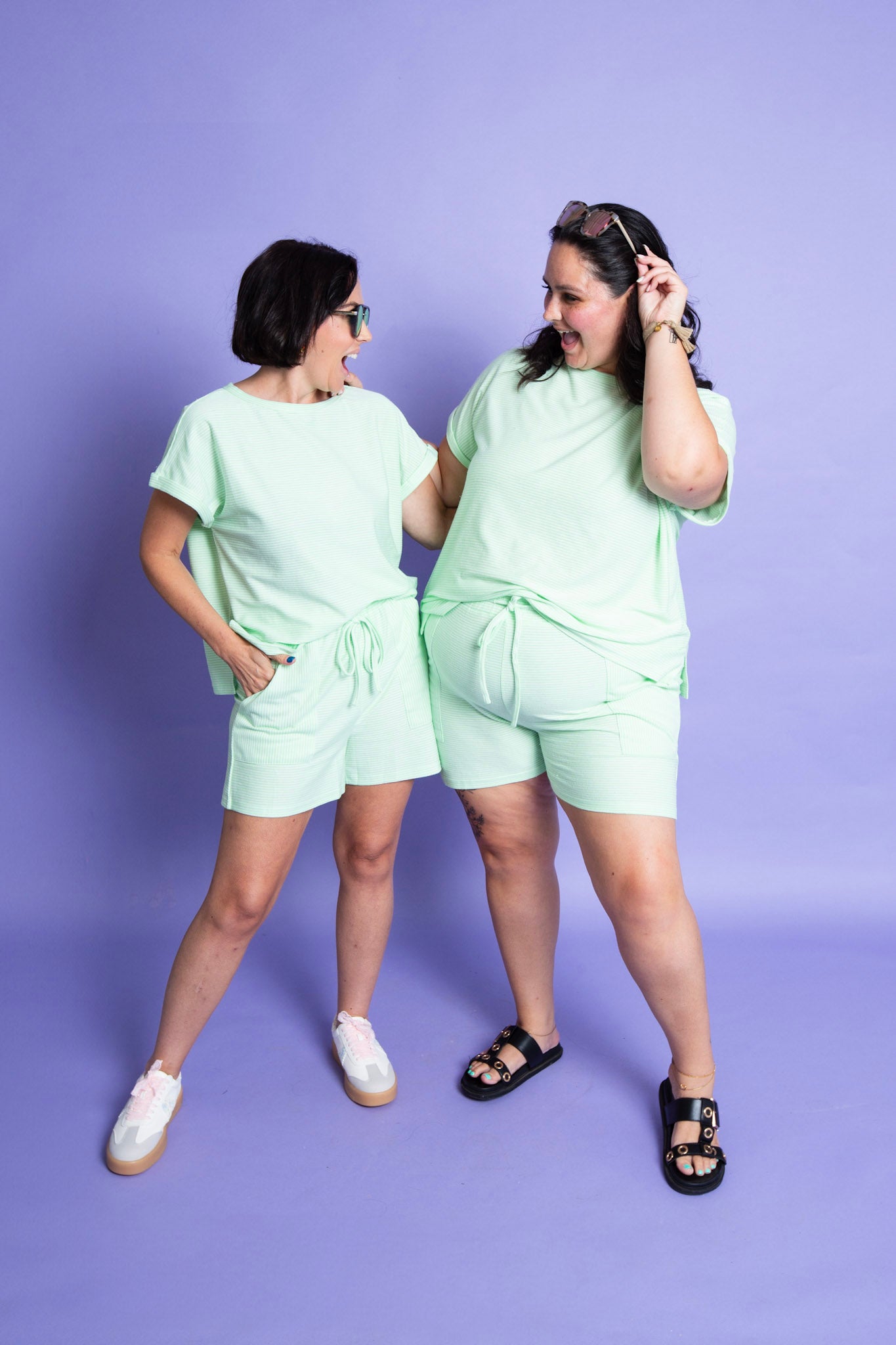 Kiwi Striped Set | Reg & Plus