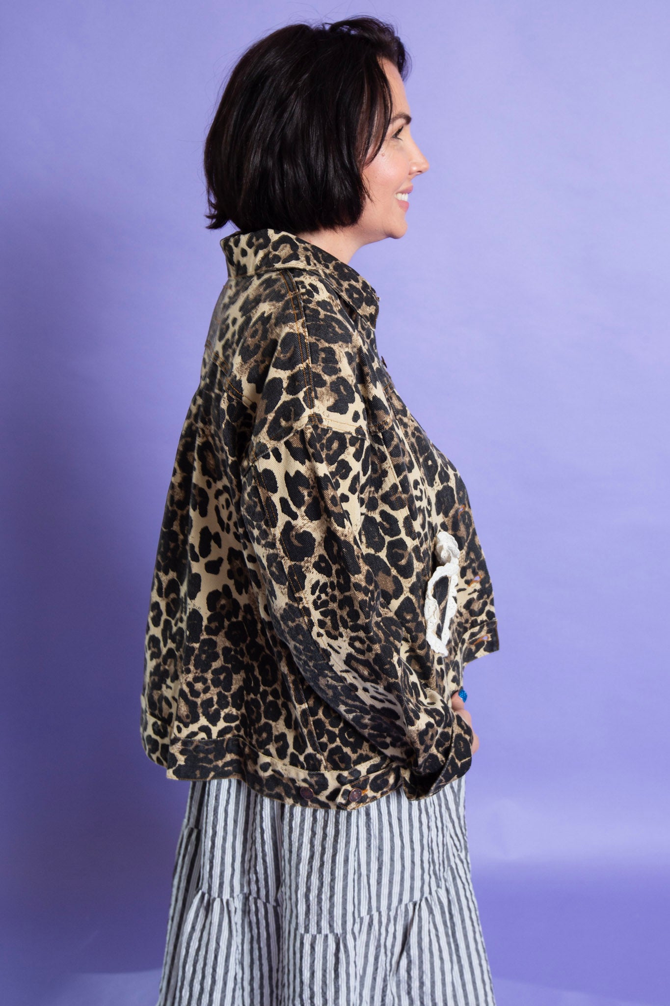 Wild Leopard Jacket | Reg & Plus