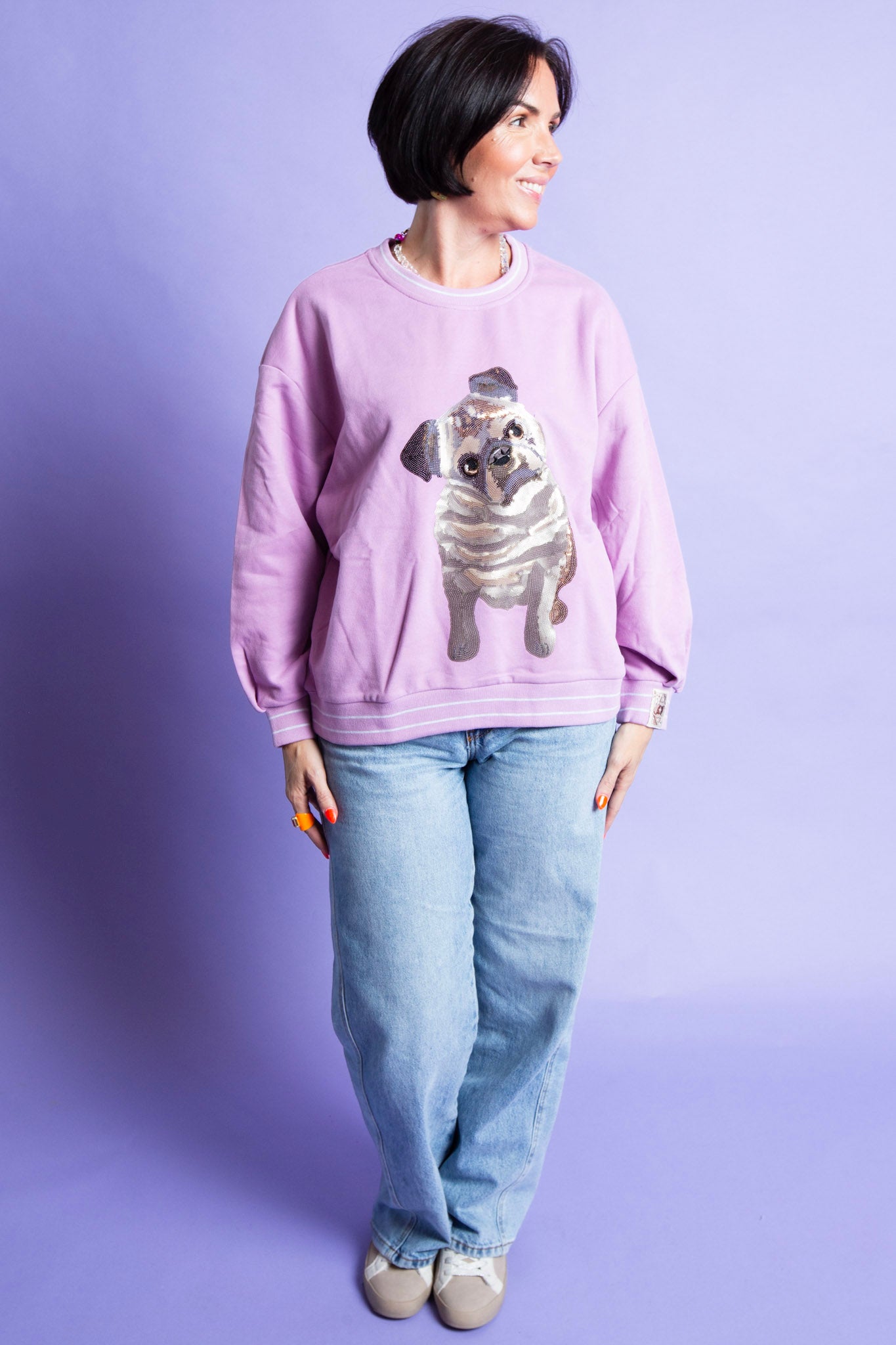 QUEEN OF SPARKLES | Pug Sweatshirt