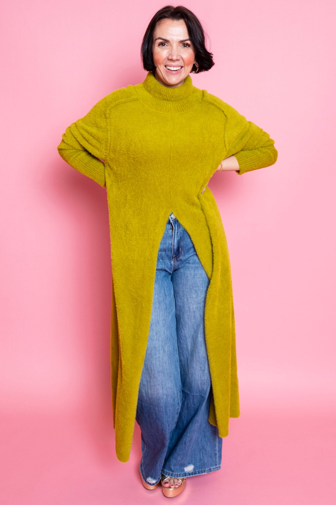 Evergreen Sweater Split