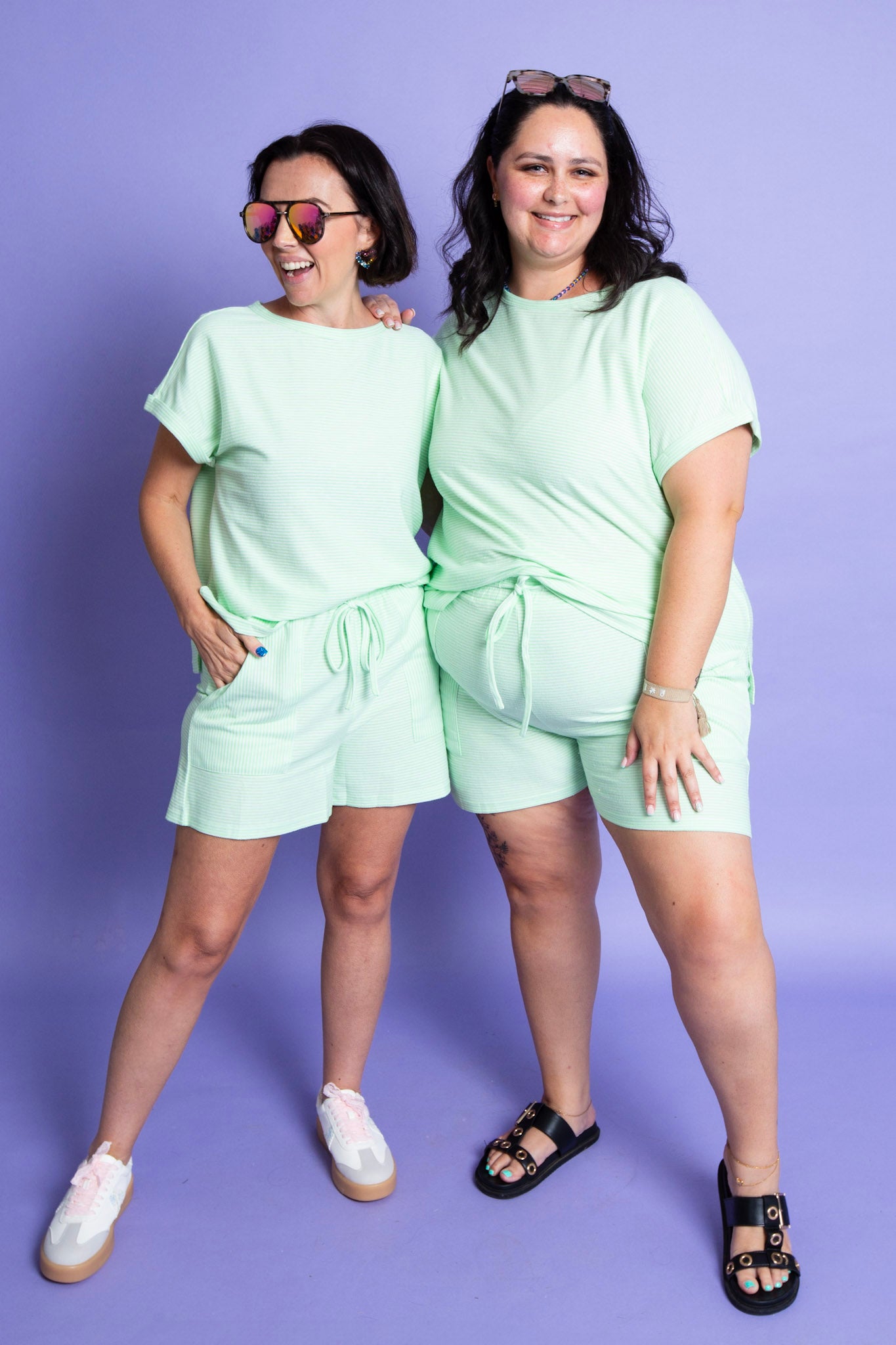 Kiwi Striped Set | Reg & Plus