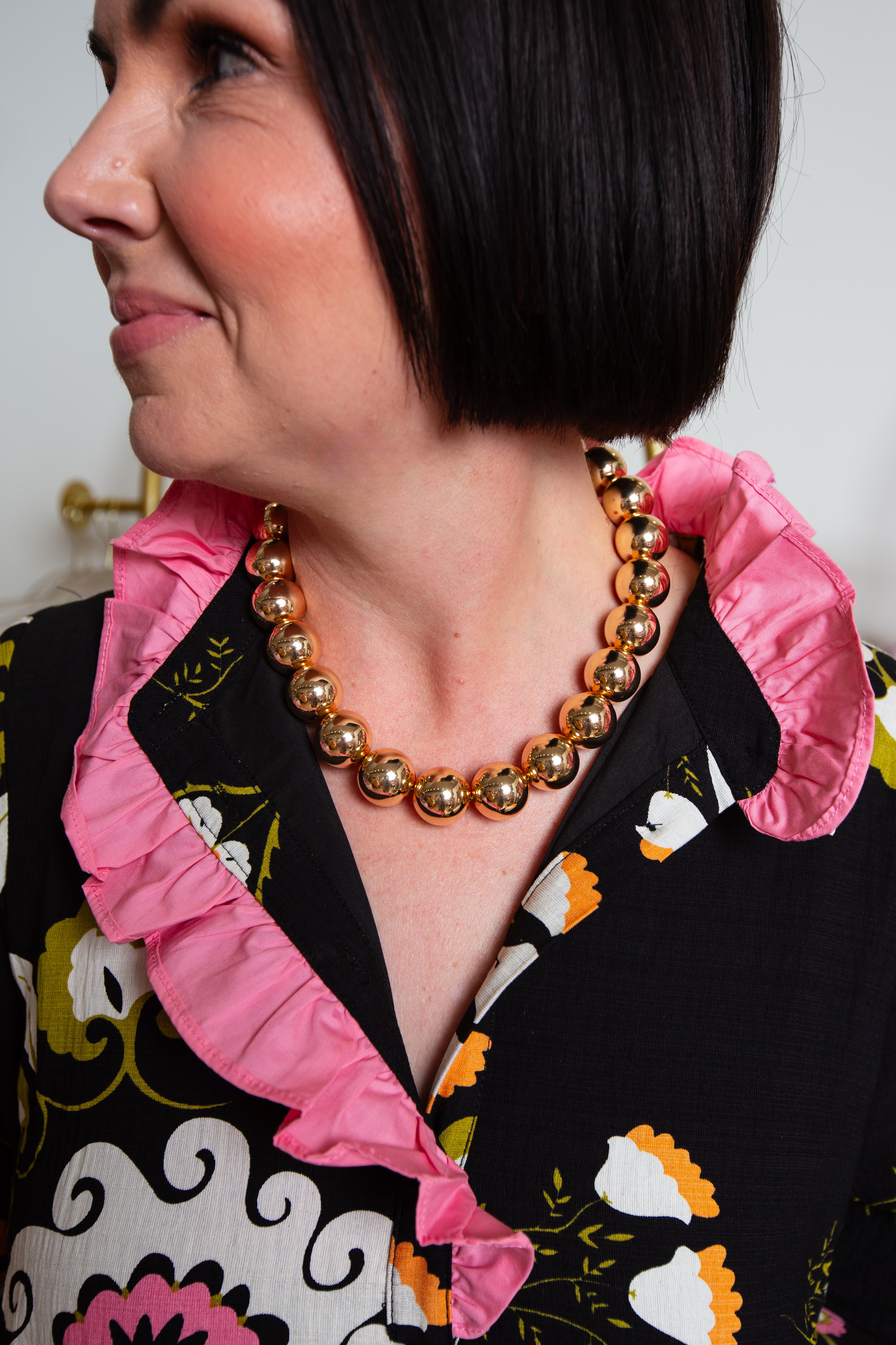 Gold Rush Beaded Necklace