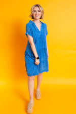 Load image into Gallery viewer, Blue Summer Dress

