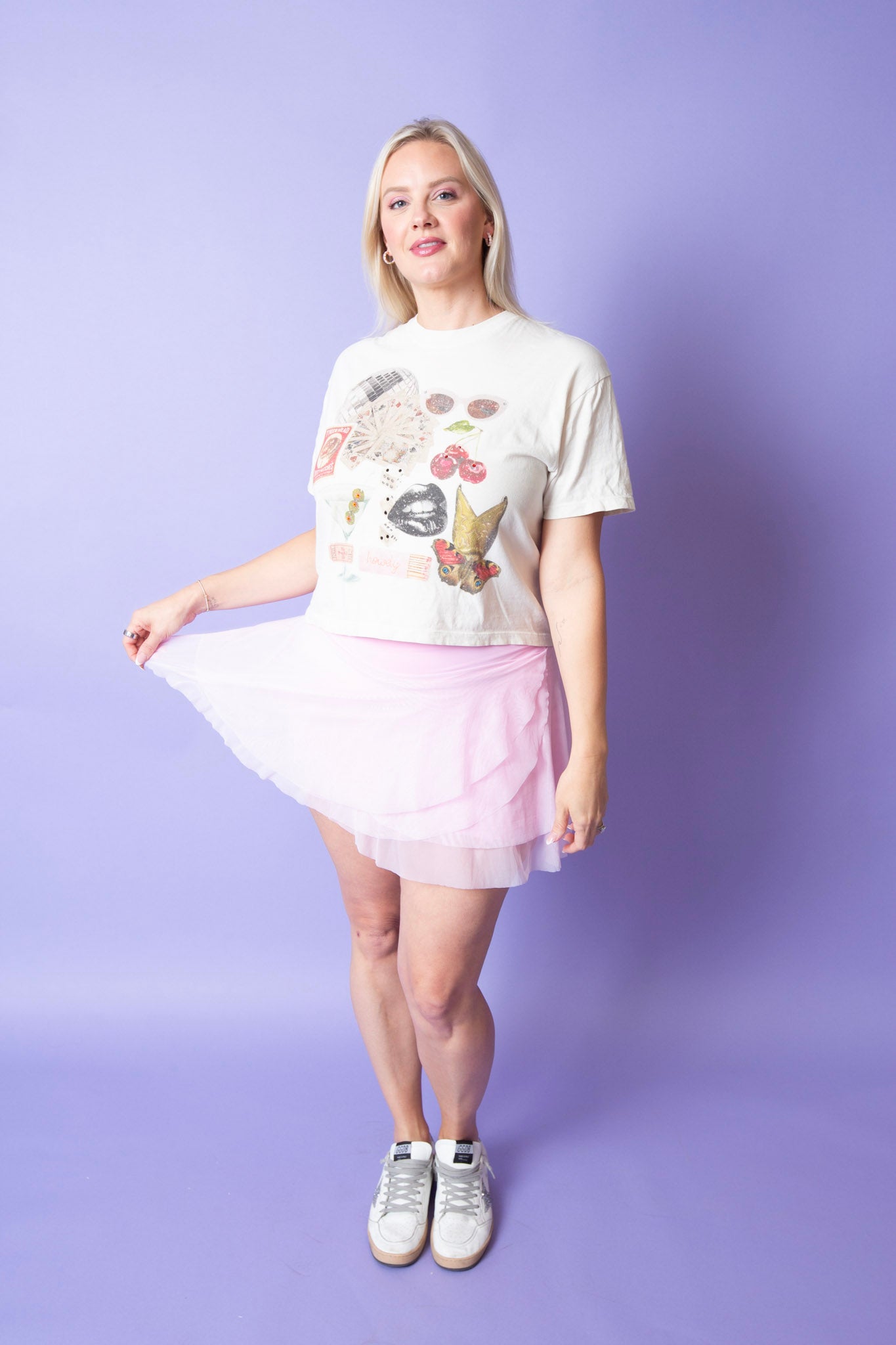 POPFLEX | Crisscross Hourglass Juliet Ballet Skort | Bubblegum | Reg & Plus