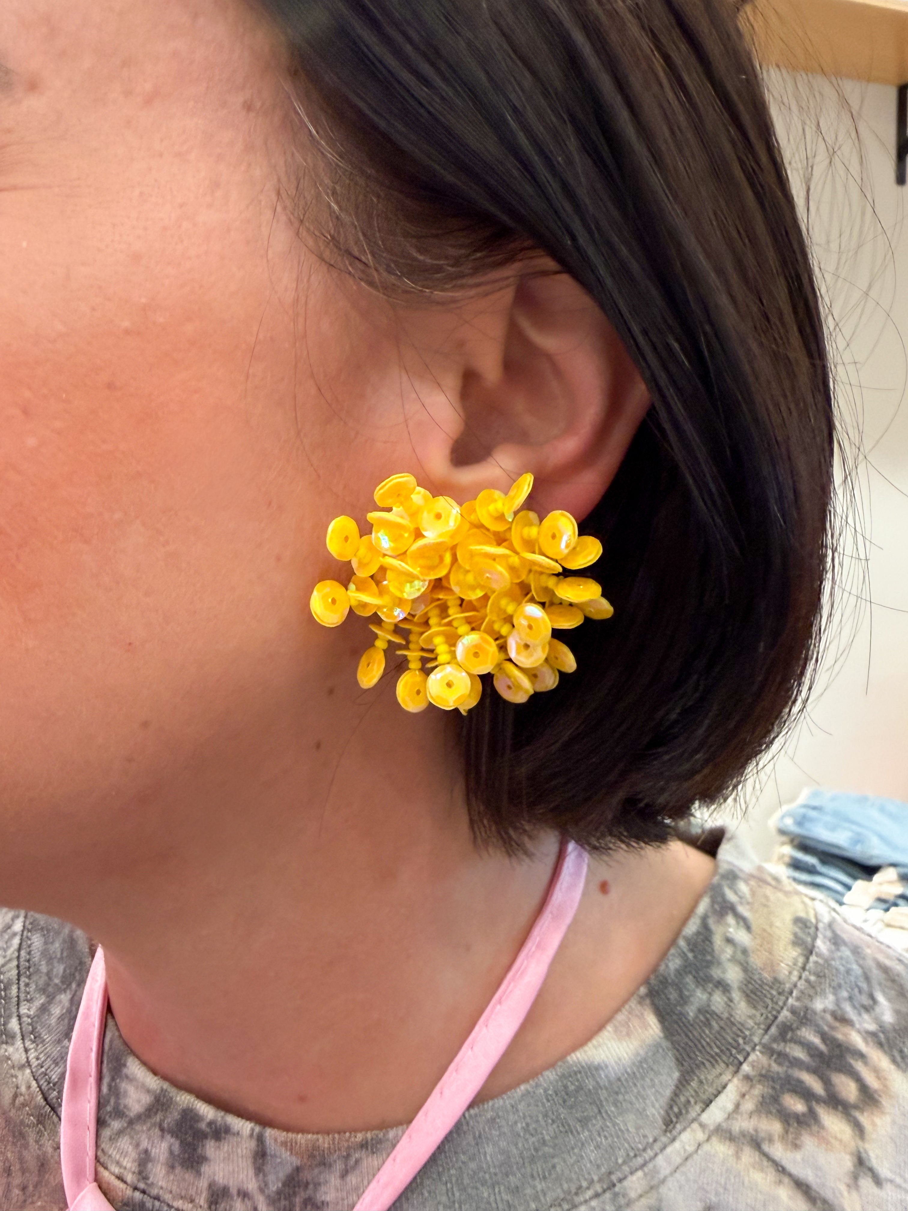 Fun Fetti Earring - Yellow