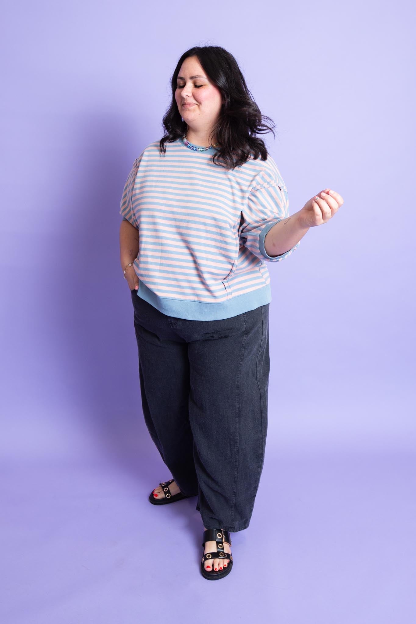 Blush & Blue Top | Reg & Plus