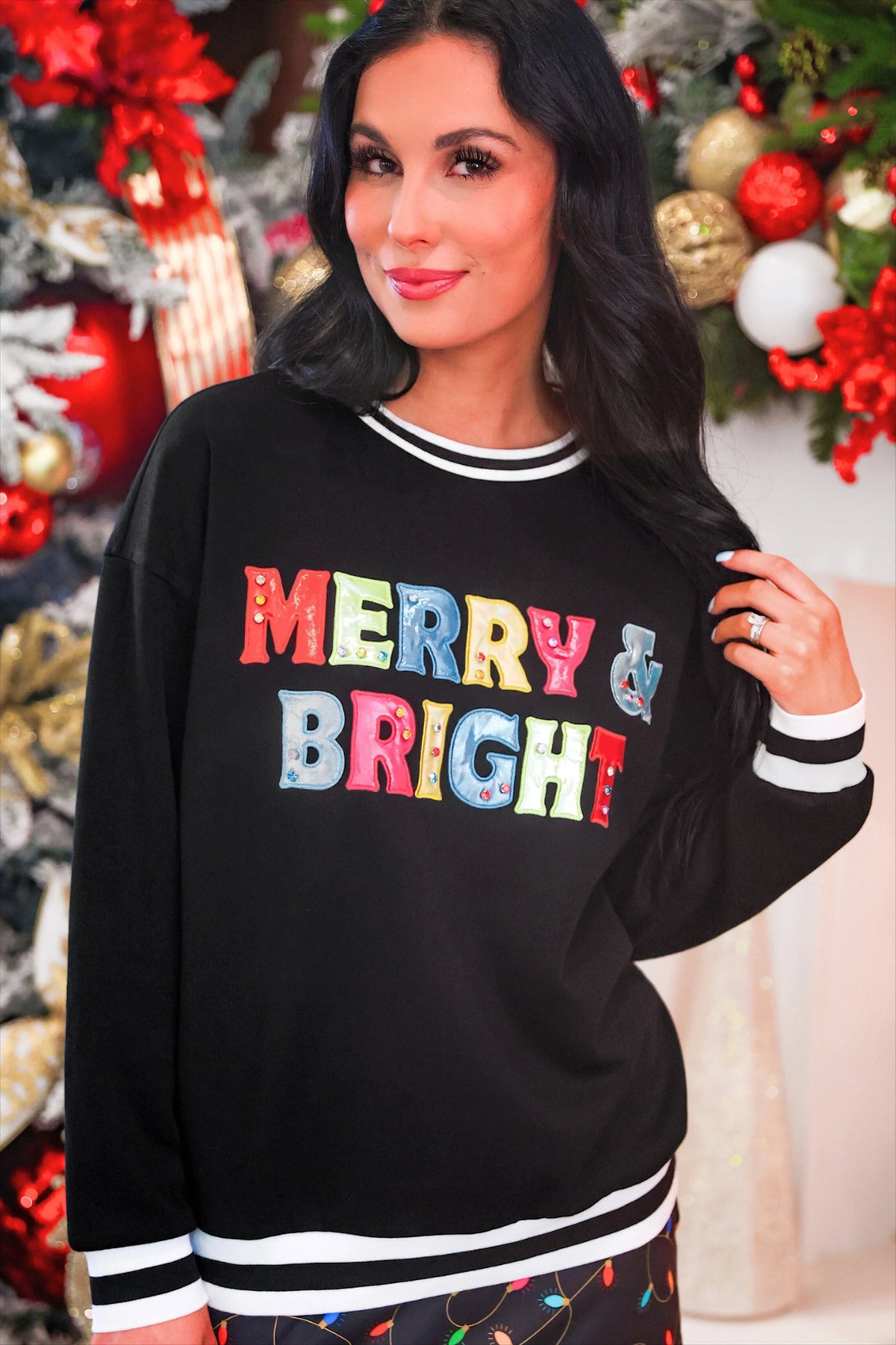Pre Order Merry And Bright Luxe Pullover