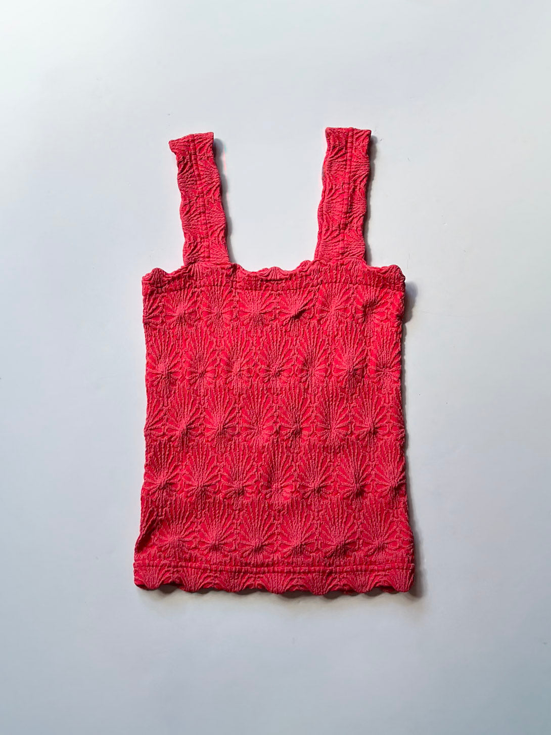 Super Stretch Krinkle Tank | Red