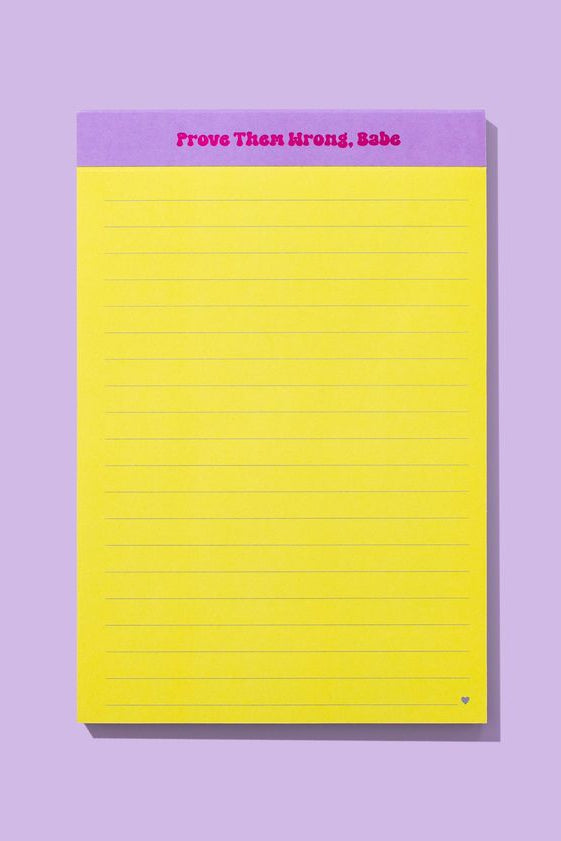 Taylor Elliott | Prove Them Wrong Large List Pad