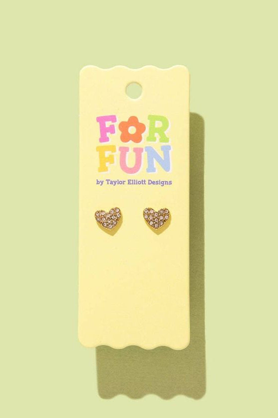 Taylor Elliott | Phoebe Heart Stud Earrings