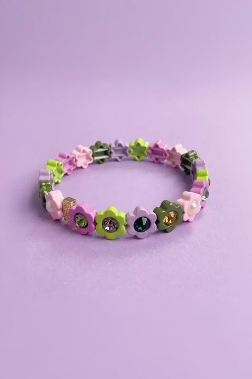 Taylor Elliott | Flowers W/ Assorted Gems - Daisy Bracelet